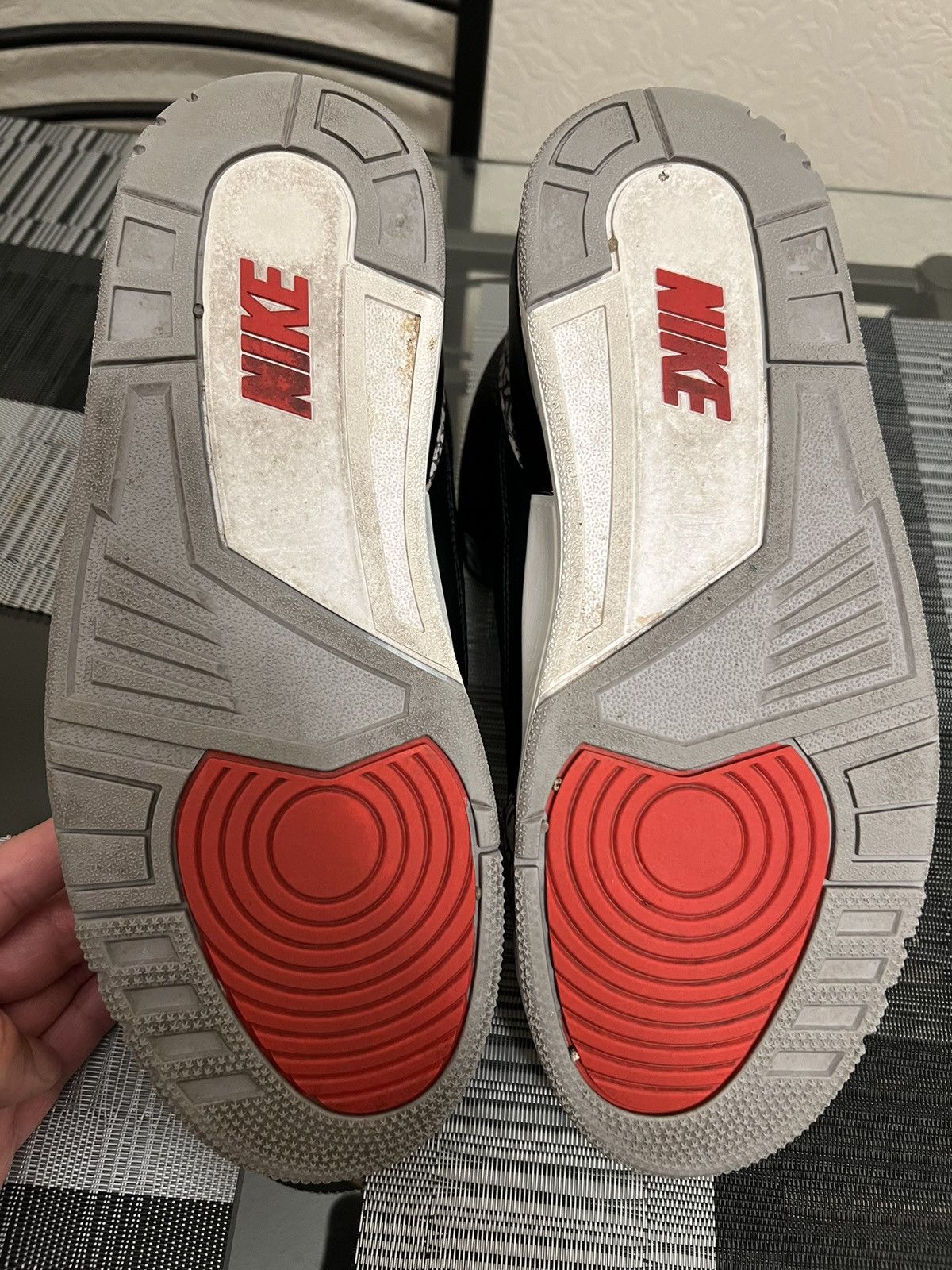 Jordan Brand × Nike Jordan 3 black cement(2018) Size US 10 / EU 43 - 5 Thumbnail