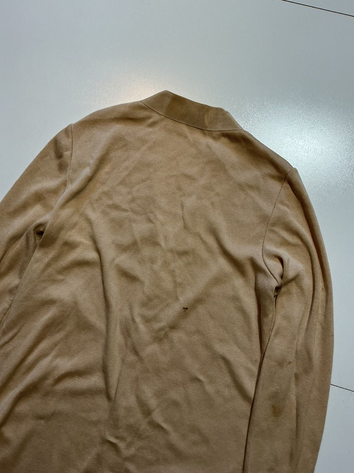 Salvatore Ferragamo Vintage Salvatore Ferragamo Gold Metal Cardigan Sweater Size US M / EU 48-50 / 2 - 4 Thumbnail