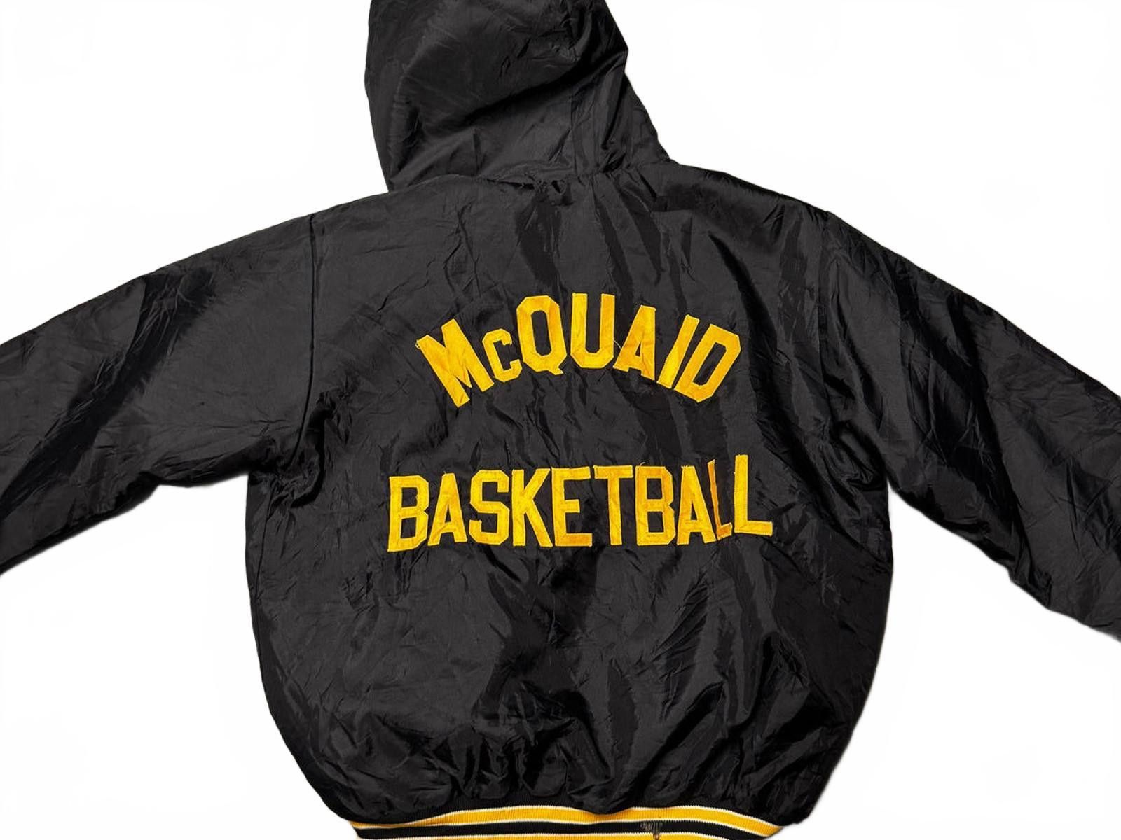 Other Vintage Quality Sportswear Black Hoodie with Yellow Stripes Size US L / EU 52-54 / 3 - 6 Thumbnail