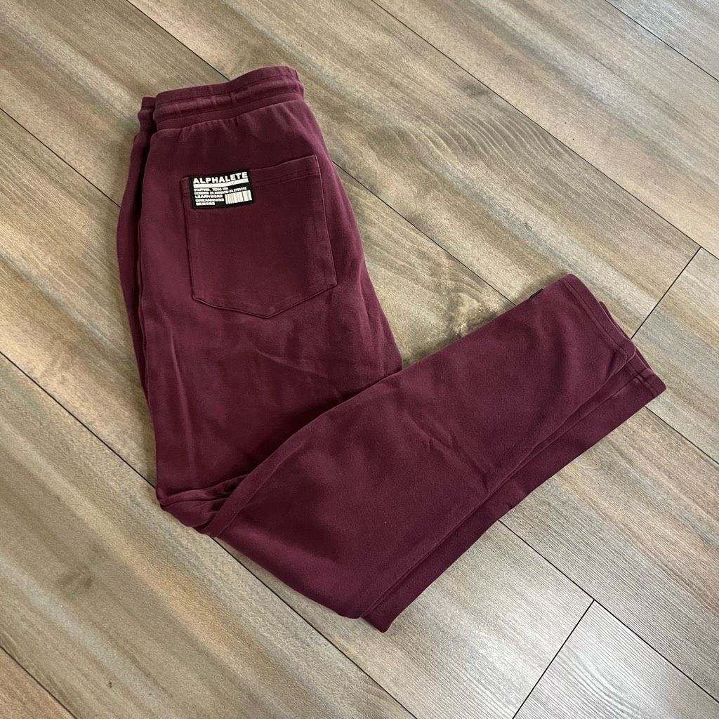 Lululemon Alphalete Burgundy Athletic Workout Joggers Men Medium Bin I Size US 32 / EU 48 - 1 Thumbnail