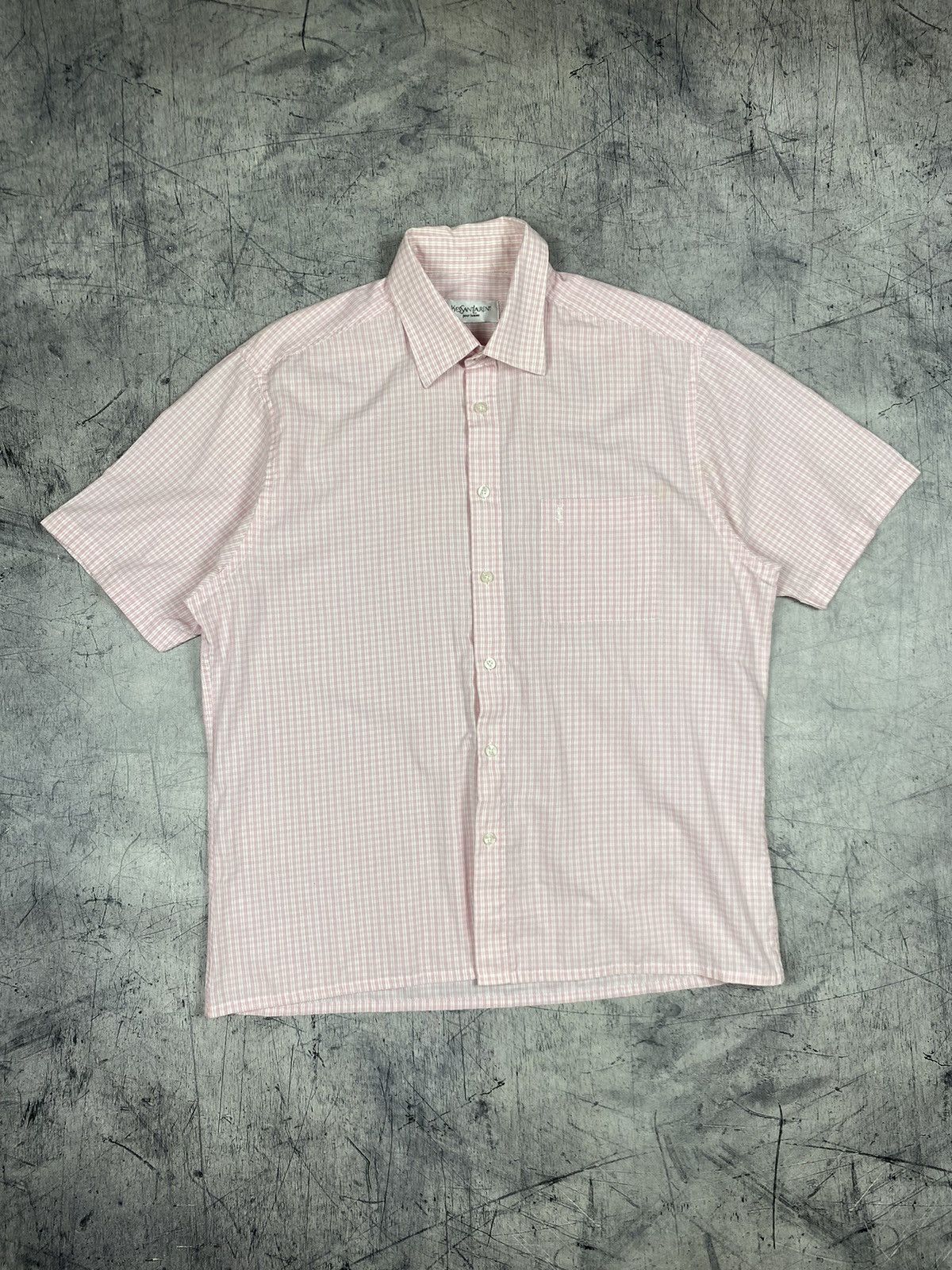 Vintage × Yves Saint Laurent Vintage Yves Saint Laurent Button Up Shirt Size L Size US L / EU 52-54 / 3 - 2 Thumbnail