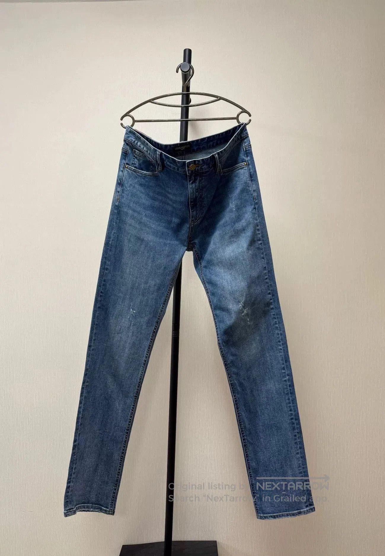 Louis Vuitton Louis Vuitton Blue Jeans. Size 35" - 9 Thumbnail