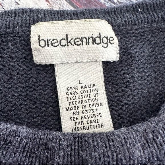 Other Vintage Embroidered Cat Crewneck Sweater Size L / US 10 / IT 46 - 6 Thumbnail