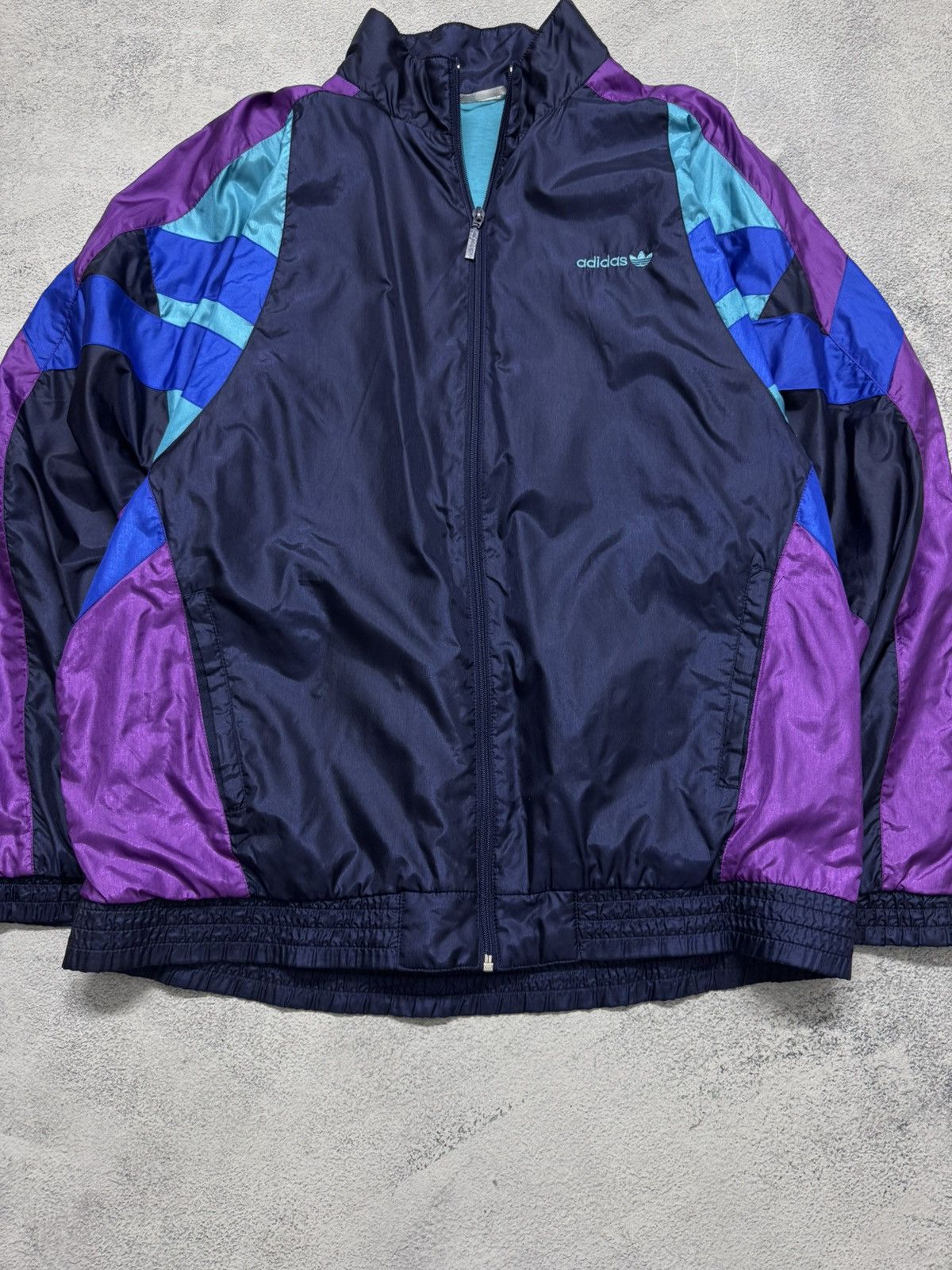 Adidas Vintage Adidas Nylon Track Suit Very Rare Retro 90’s Size US L / EU 52-54 / 3 - 11 Thumbnail