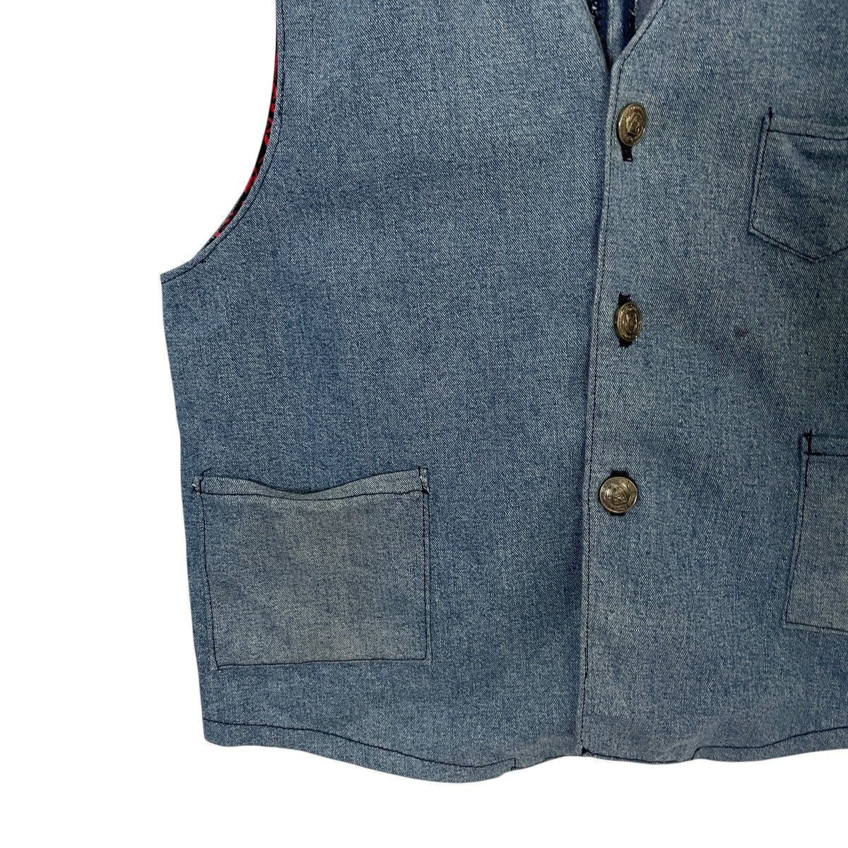 Japanese Brand Vintage Japanese Designer Denim Vest Size US M / EU 48-50 / 2 - 4 Thumbnail