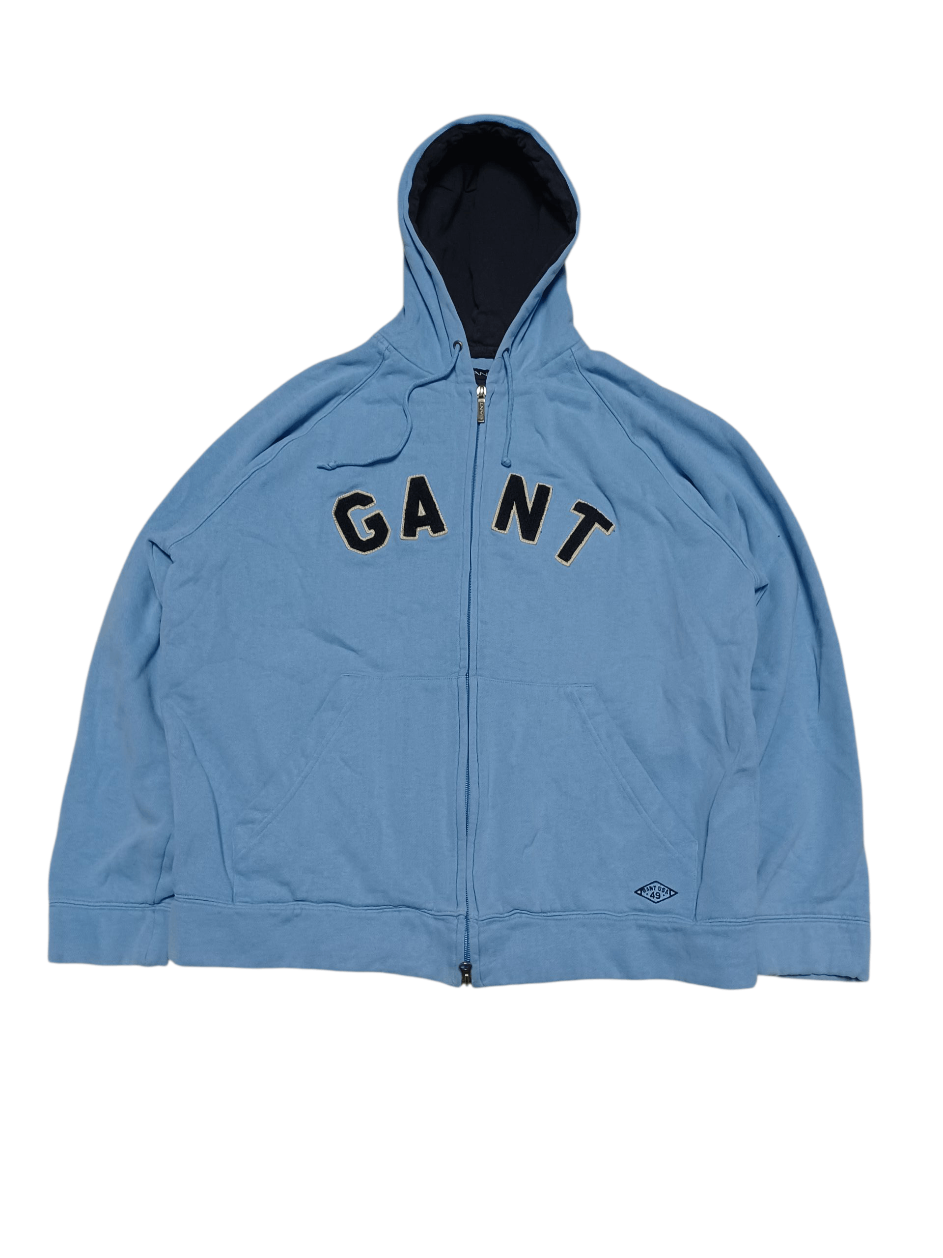 Gant GANT VINTAGE FIRE BIG LOGO EMBROIDERED ZIP HOODIE Size US XL / EU 56 / 4 - 1 Thumbnail