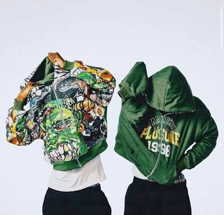 Plus One Clothing Green Plus one hoodie Size US XL / EU 56 / 4 - 4 Thumbnail