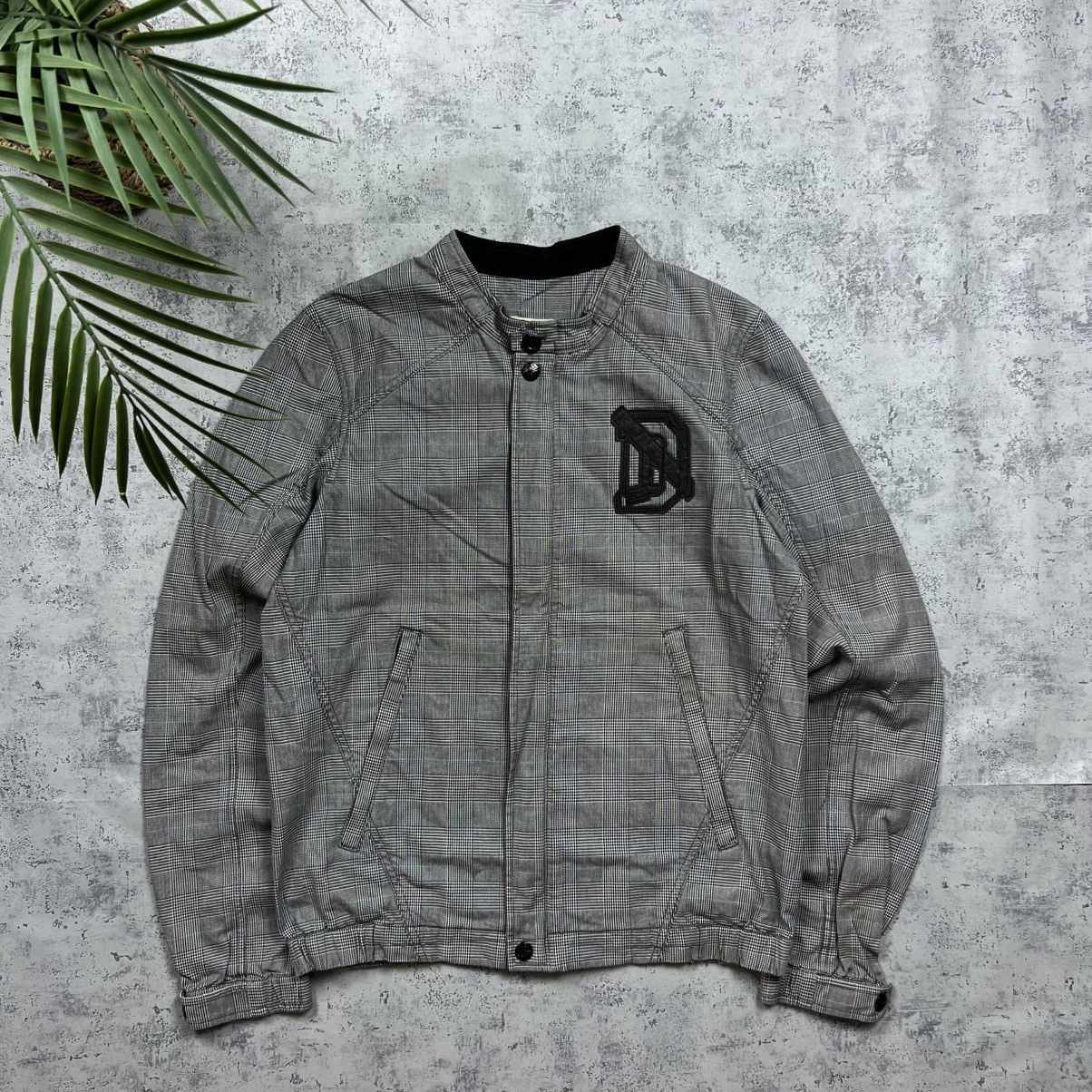 Diesel 00s Diesel Small Logo Vintage Avant Garde Plaid Retro Jacket Size US L / EU 52-54 / 3 - 1 Thumbnail