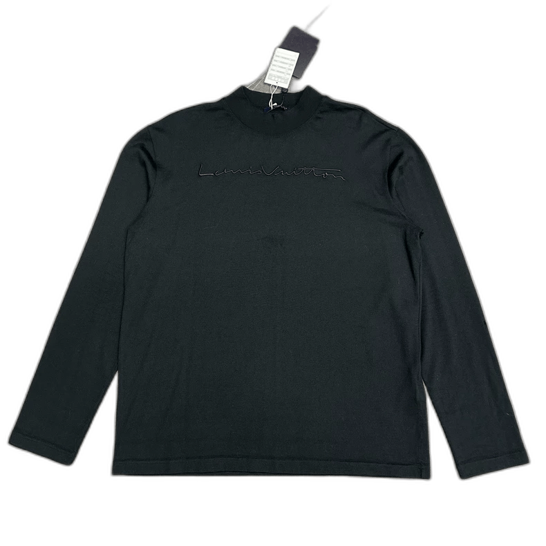 Louis Vuitton Louis Vuitton Black Long Sleeve Knit Top Size US L / EU 52-54 / 3 - 1 Thumbnail