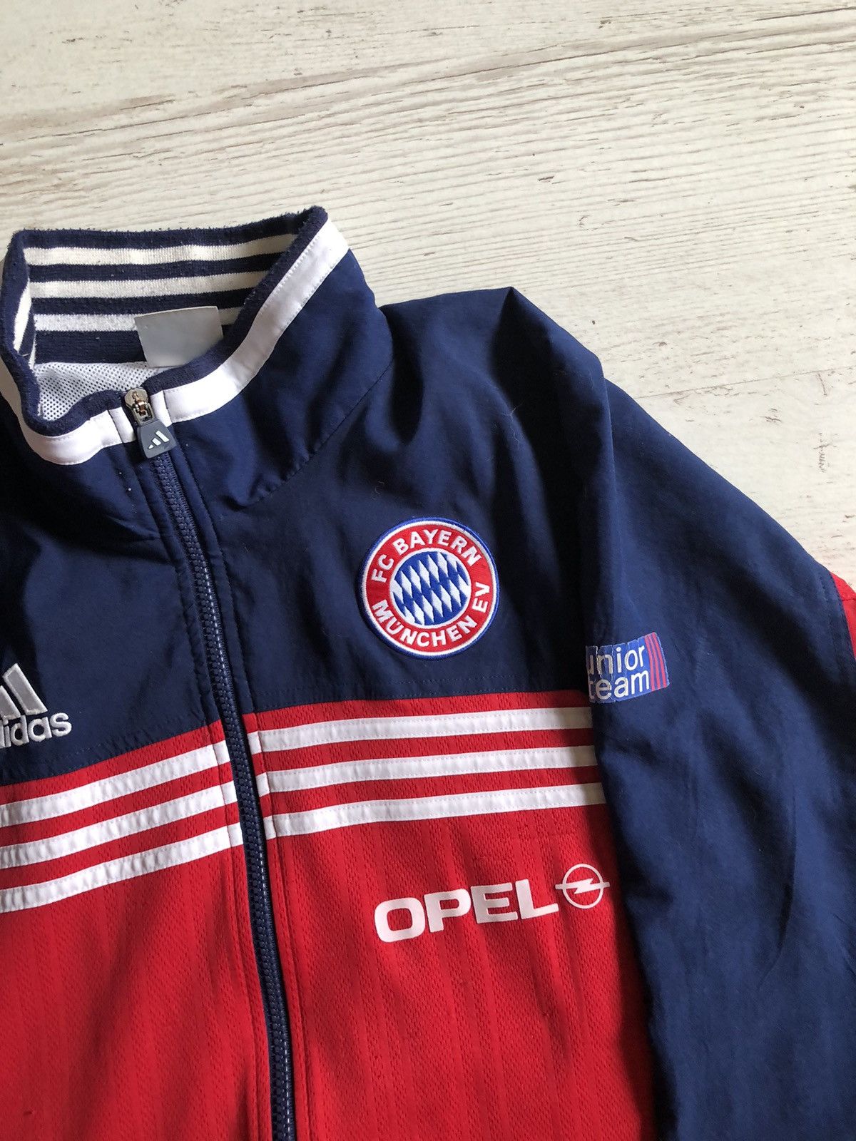 Adidas Vintage adidas 90’s Bayern munchen football jacket soccer Size US L / EU 52-54 / 3 - 3 Thumbnail