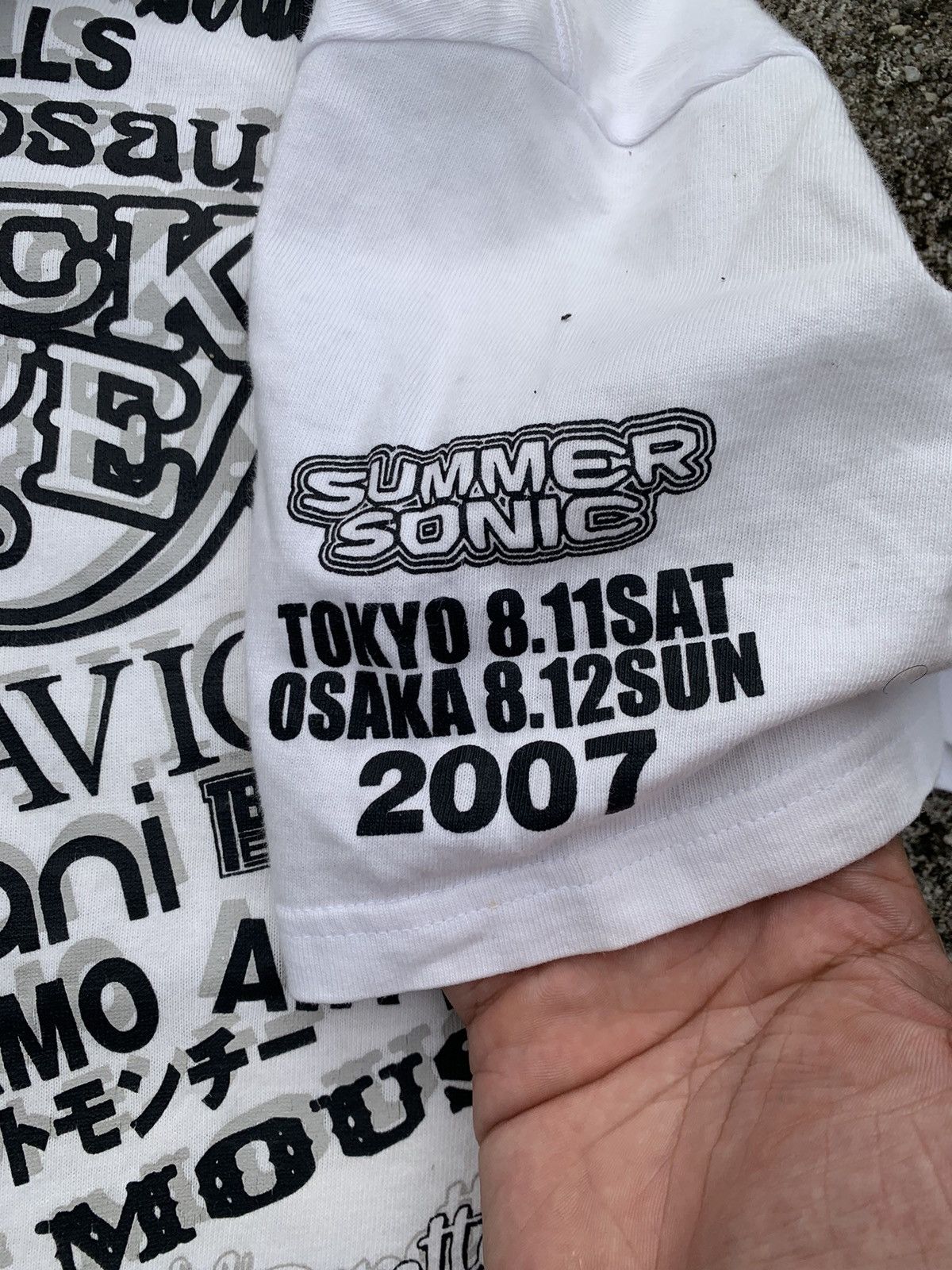 Band Tees Vintage Summer Sonic 2007 Tour Japan Osaka Tokyo Shirt Size US L / EU 52-54 / 3 - 8 Thumbnail