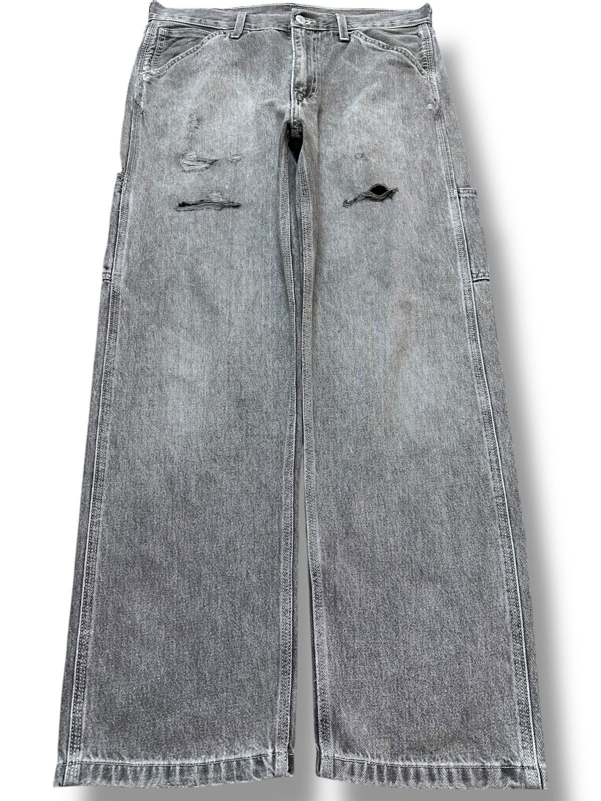 Levi's Vintage Clothing Vintage Levi’s Stayloose Baggy Carpenter Distressed Denim Size US 34 / EU 50 - 1 Thumbnail