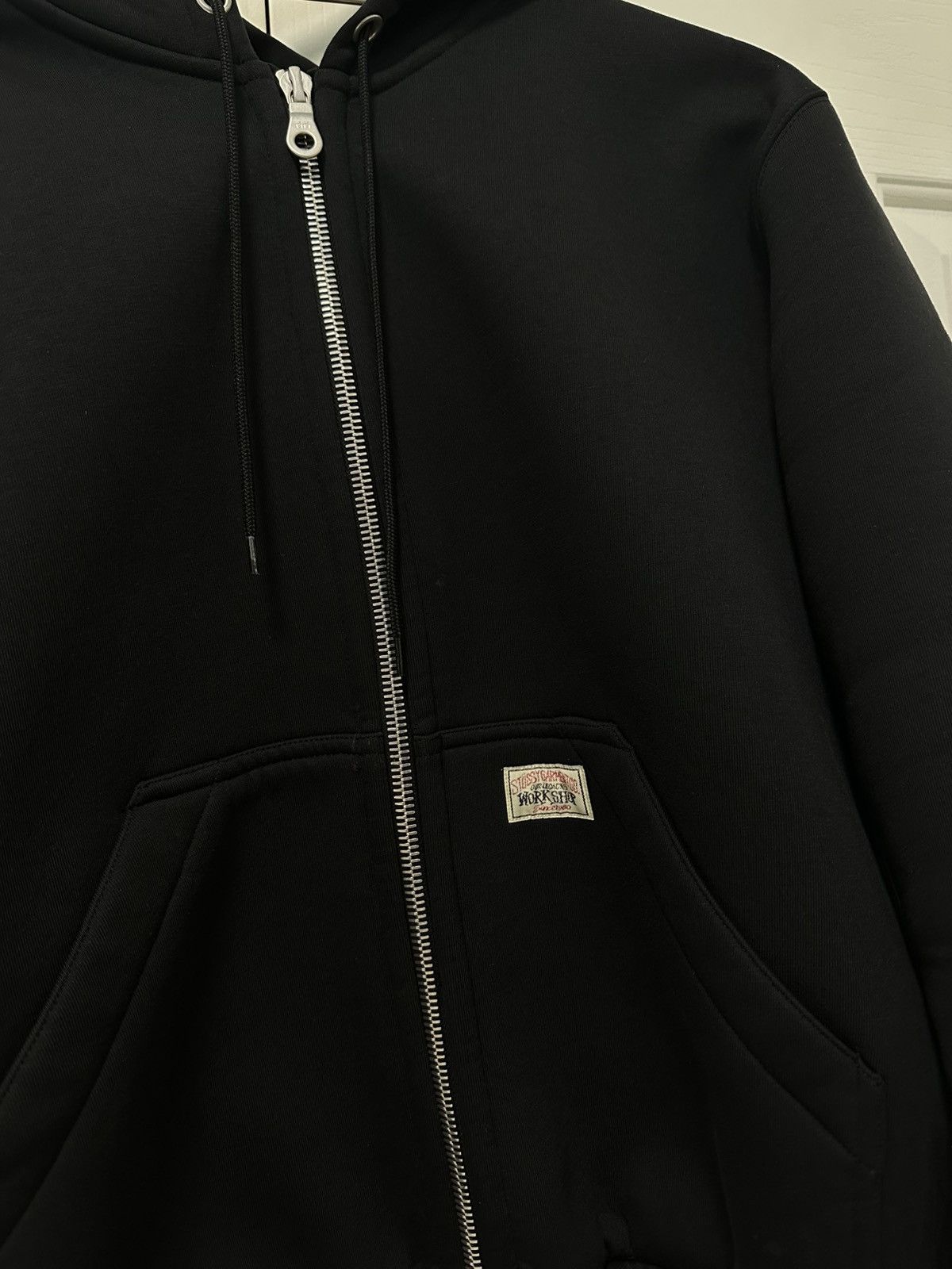 Our Legacy × Stussy Our Legacy x Stussy Work Shop Black Scuba Zip