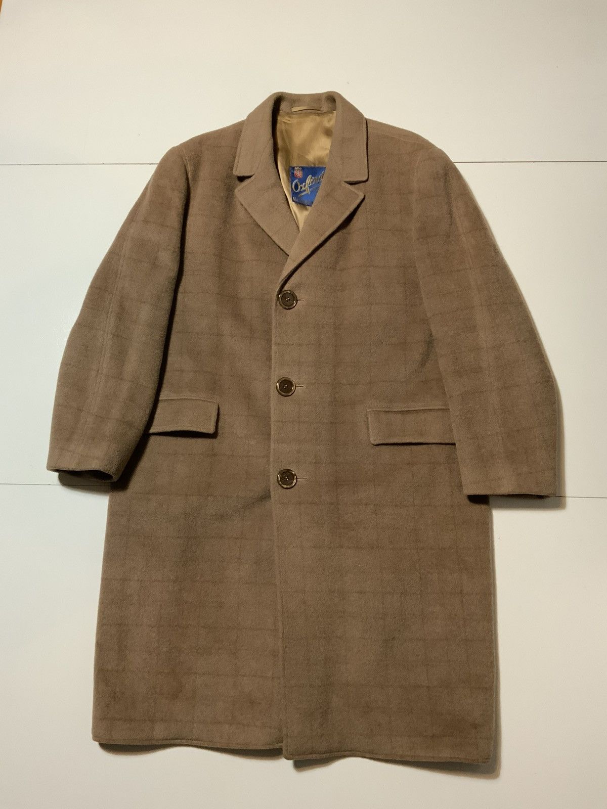 Designer × Vintage Vintage Oxford 100% Mohair Di Lusso Italy Overcoat Coat Size US M / EU 48-50 / 2 - 1 Thumbnail