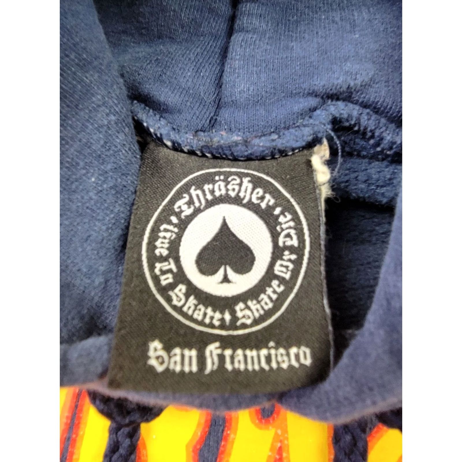Thrasher Thrasher Hooded Sweatshirt Mens Medium Blue Flame Logo Skater Magazine Size US M / EU 48-50 / 2 - 5 Thumbnail