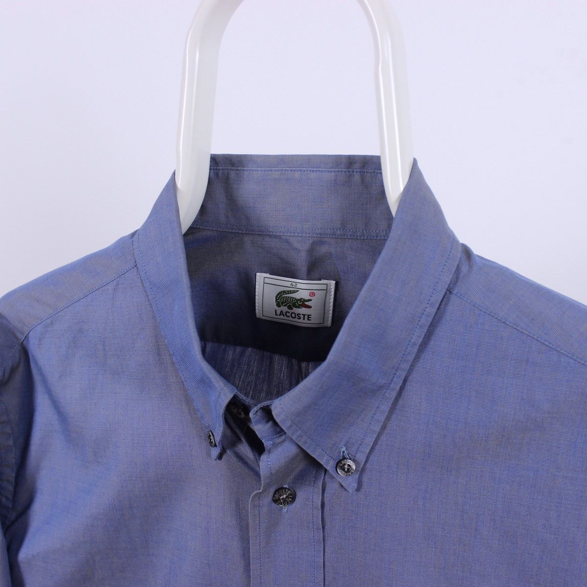 Lacoste Vintage Lacoste Long Sleeve Shirt Size US L / EU 52-54 / 3 - 3 Thumbnail