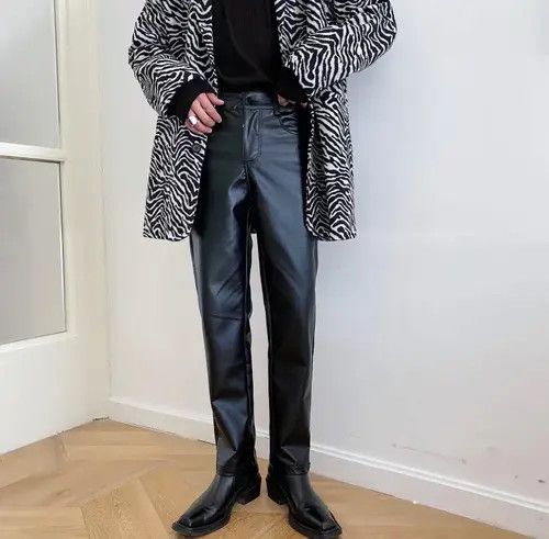 Jean Casual leather pants Size US 32 / EU 48 - 4 Thumbnail