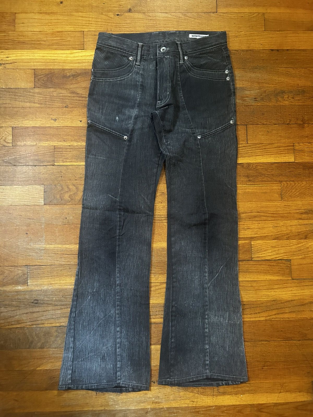 semanticdesign Setmetic Design Japanese Flared Denim Size US 29 - 1 Thumbnail