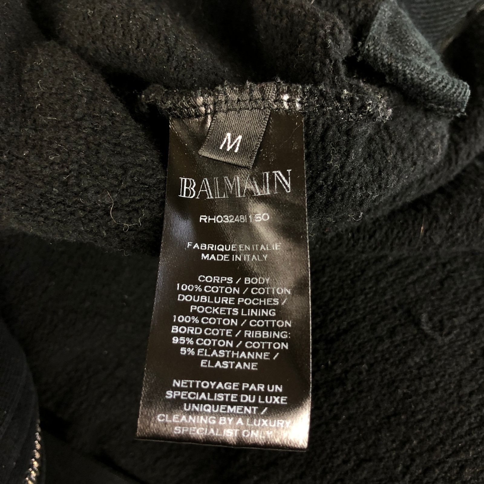 Balmain Balmain Dengerous Logo Biker Hoodie Size US M / EU 48-50 / 2 - 11 Thumbnail