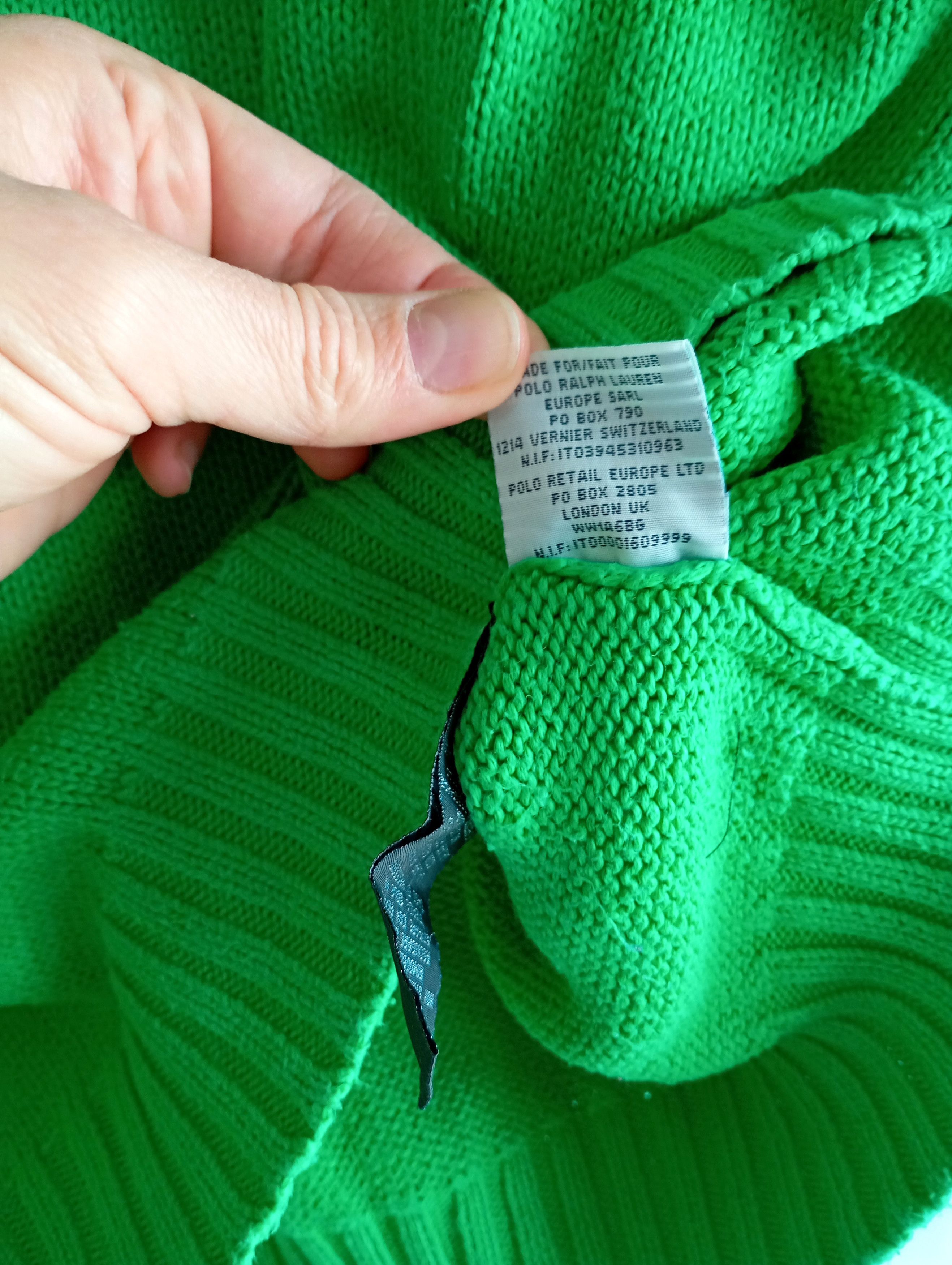 Polo Ralph Lauren Polo Ralph Lauren Green Cable Knit Sweater Oldmoney Size L Size US L / EU 52-54 / 3 - 9 Thumbnail