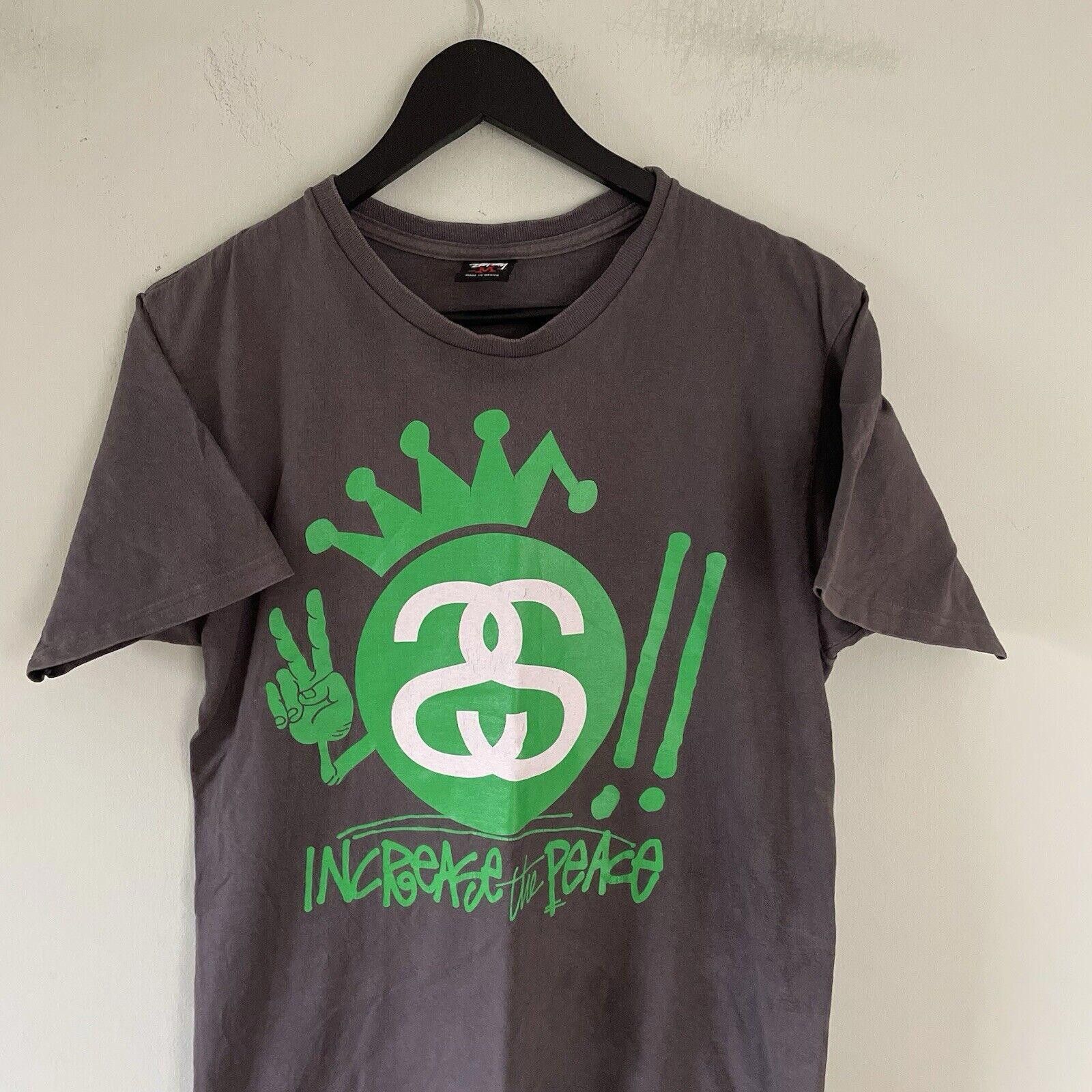 Vintage Stussy Increase The Peace T Shirt Medium