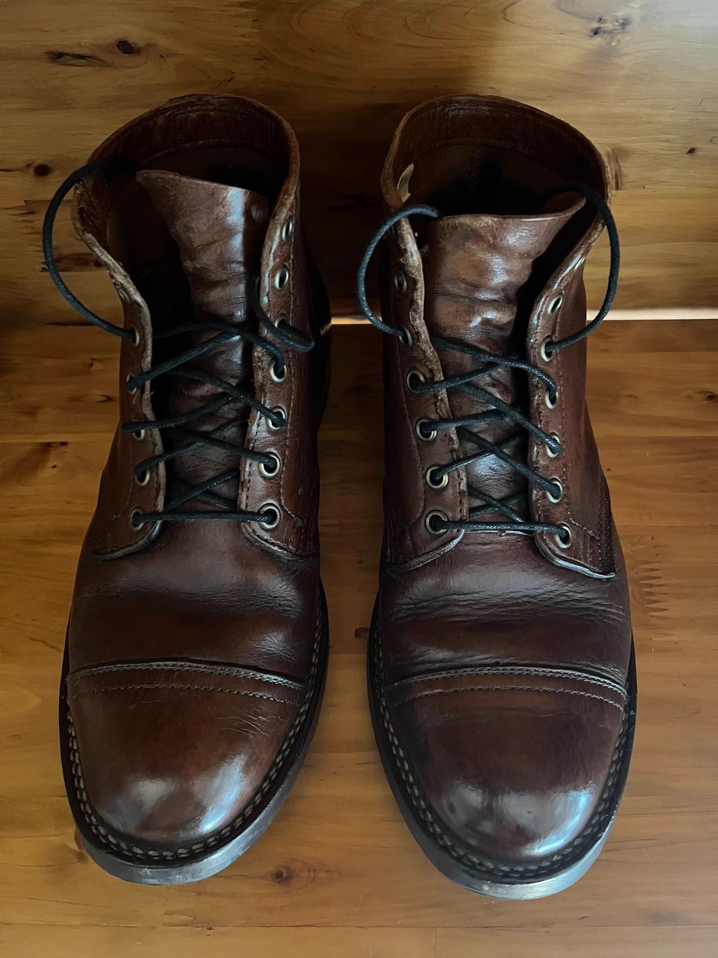 Viberg Viberg 2030 Caramel Leather Work Boot 8.5E Size US 8.5 / EU 41-42 - 8 Thumbnail
