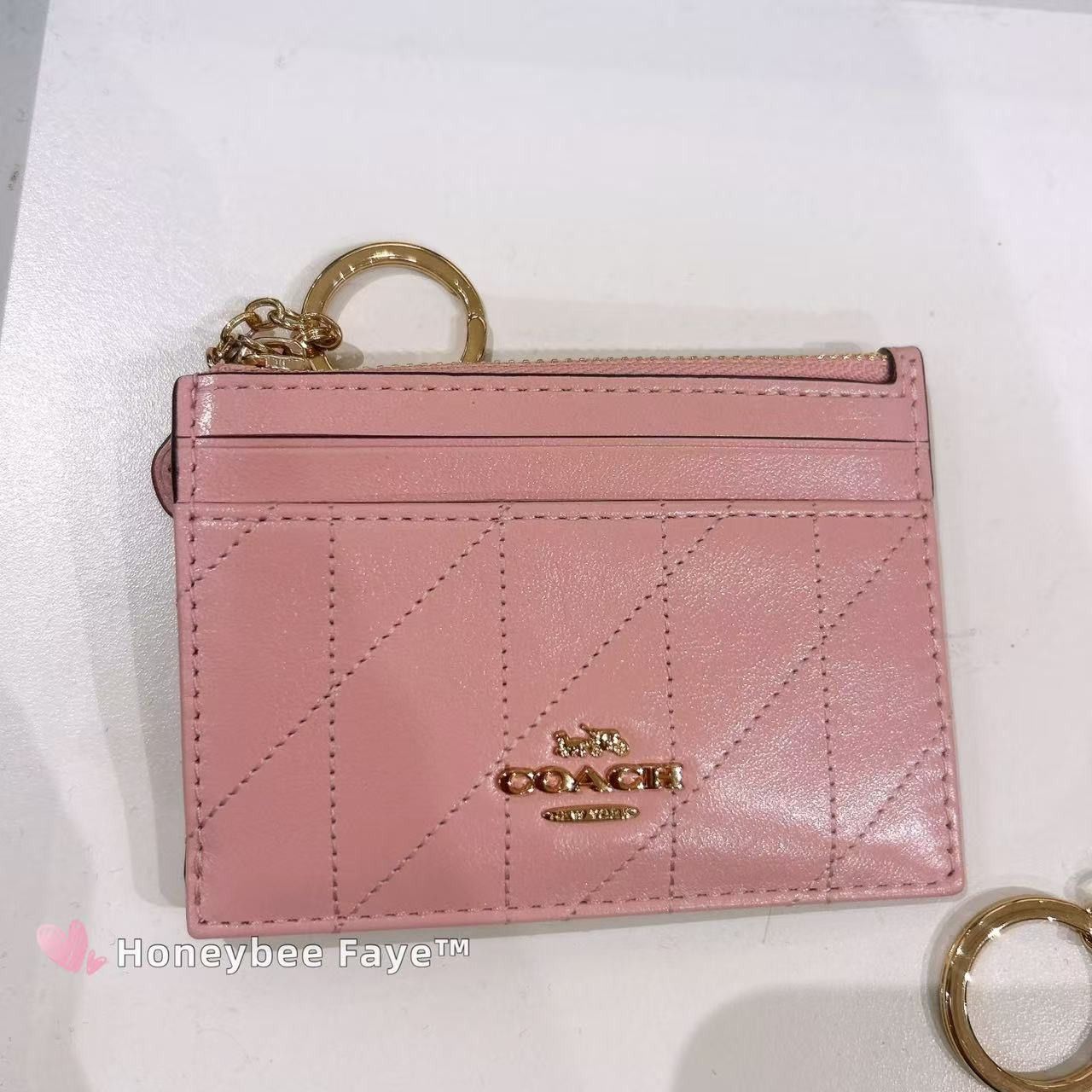 Coach Mini Skinny Id Case With Quilting CEH41 Size ONE SIZE - 1 Thumbnail