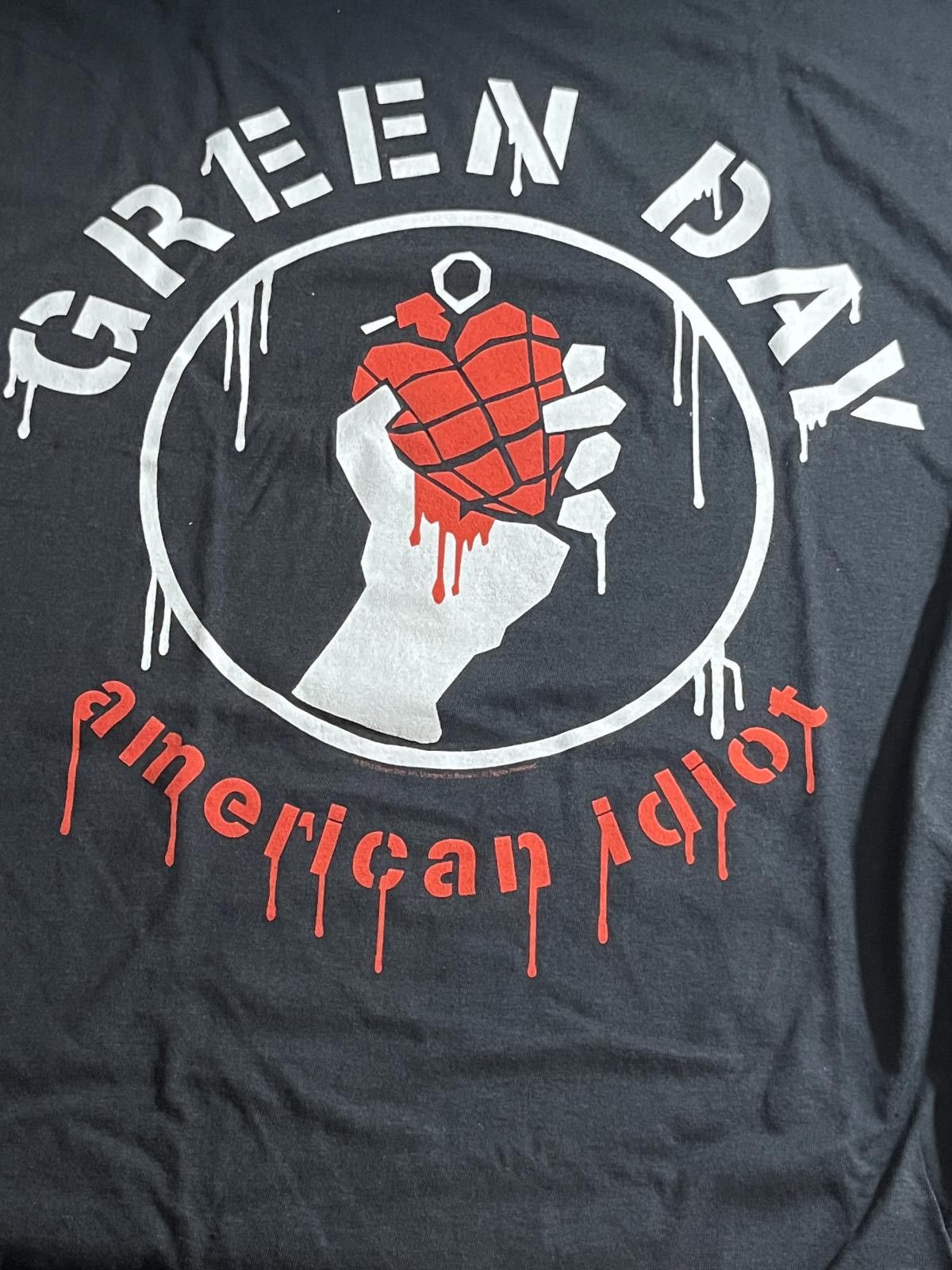 Designer Green Day T-shirt American Idiot Graffiti Dripping Logo 2XL Size US XXL / EU 58 / 5 - 3 Thumbnail