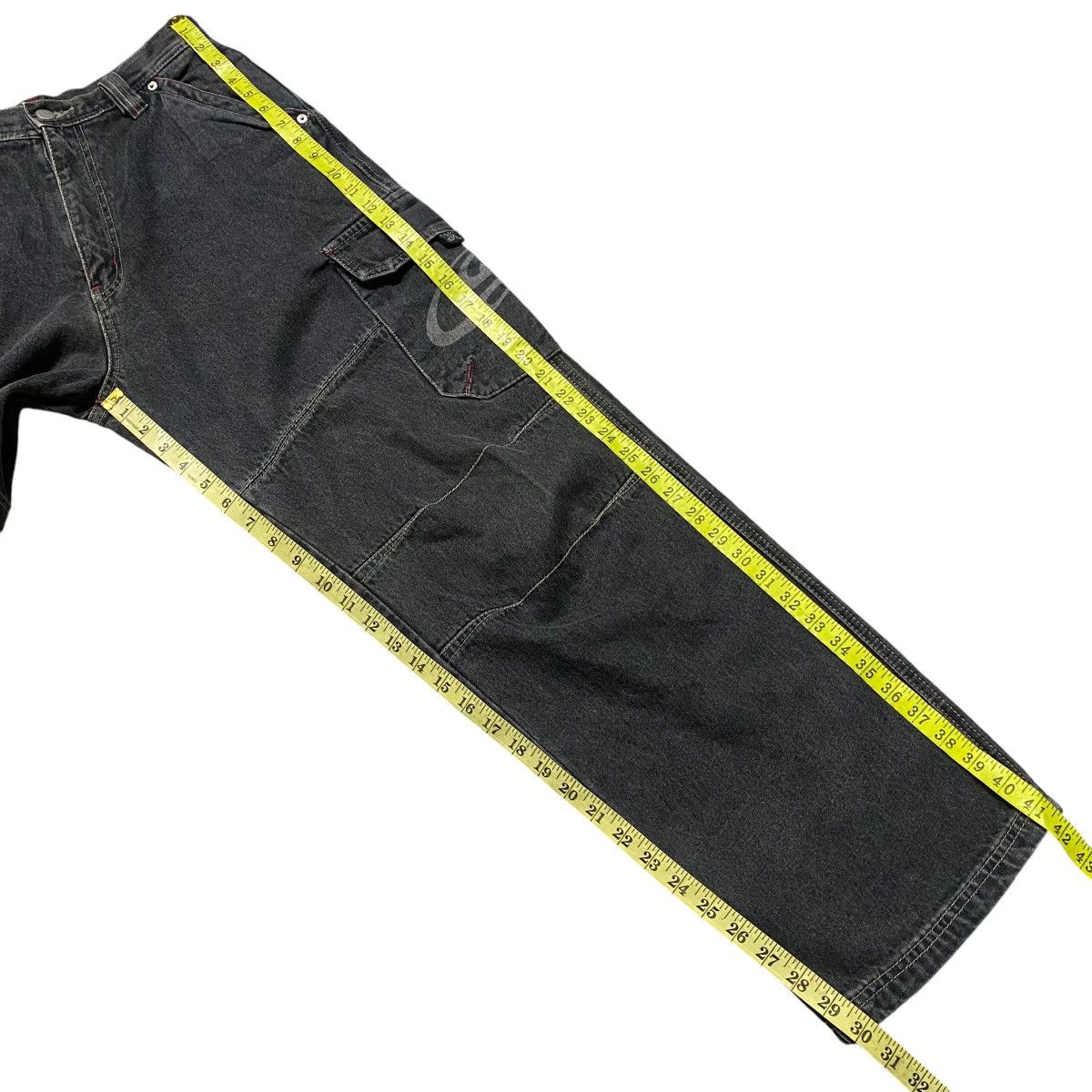 Japanese Brand Vintage Piko Denim Baggy Jeans Cargo Size US 28 / EU 44 - 16 Thumbnail