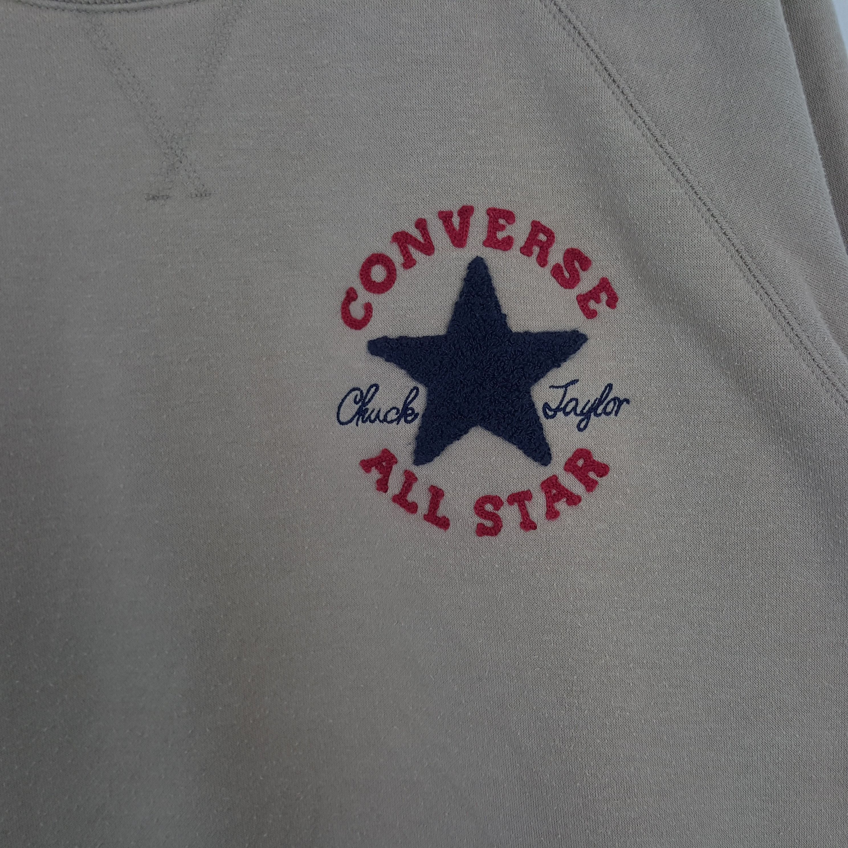 Converse × Vintage Vintage Converse All Star American Streetwear Sweatshirt Size US M / EU 48-50 / 2 - 2 Thumbnail