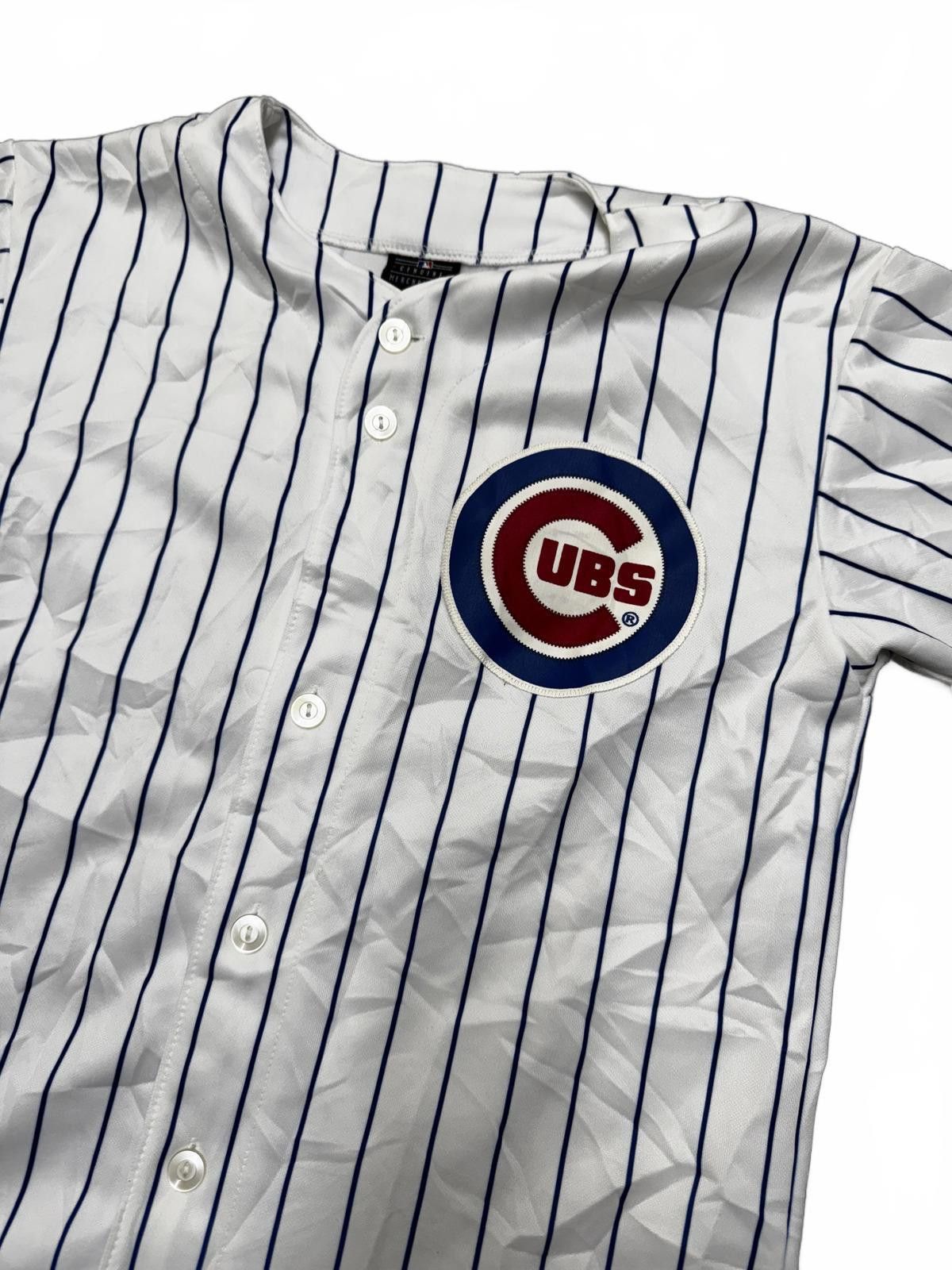 Majestic Chicago Cubs Pinstripe Jersey "Lizzie" Size US L / EU 52-54 / 3 - 3 Thumbnail
