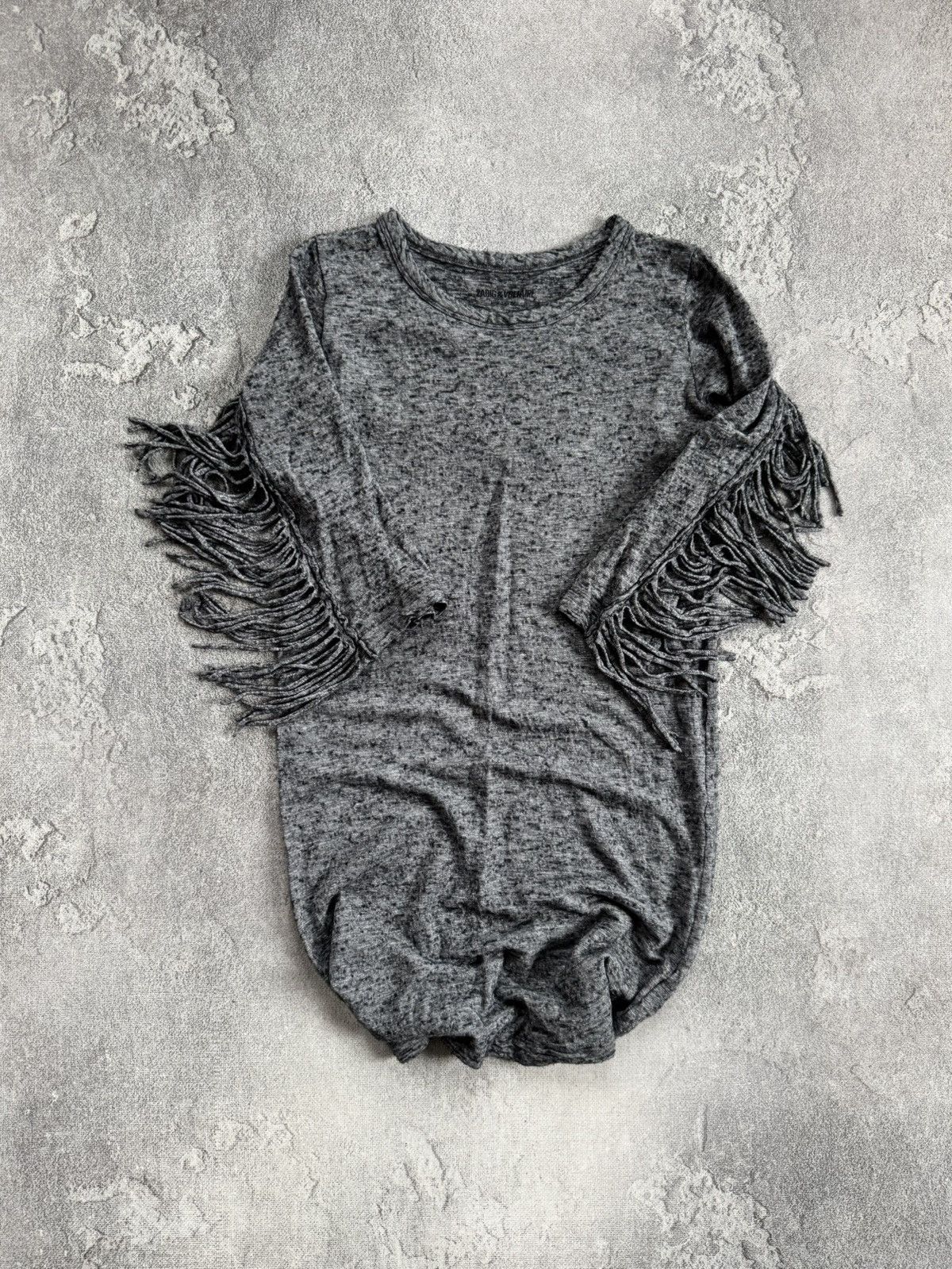 Zadig & Voltaire Zadig & Voltaire Winter Fringes Wool Blend Knit Fringe Tunic Size XS / US 0-2 / IT 36-38 - 2 Thumbnail