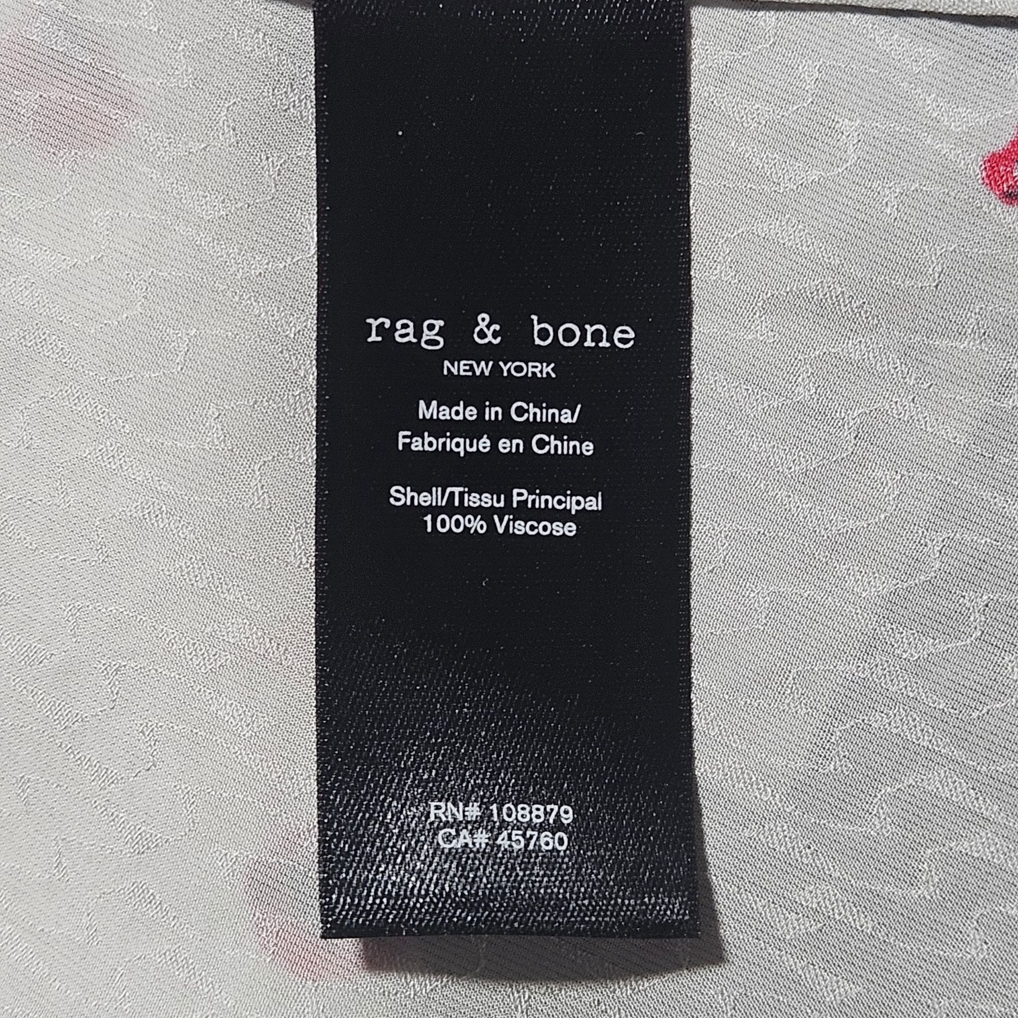 Rag & Bone NWT Rag & Bone Zoe Viscose Slip Dress M Floral Coquette Quie Size M / US 6-8 / IT 42-44 - 11 Thumbnail