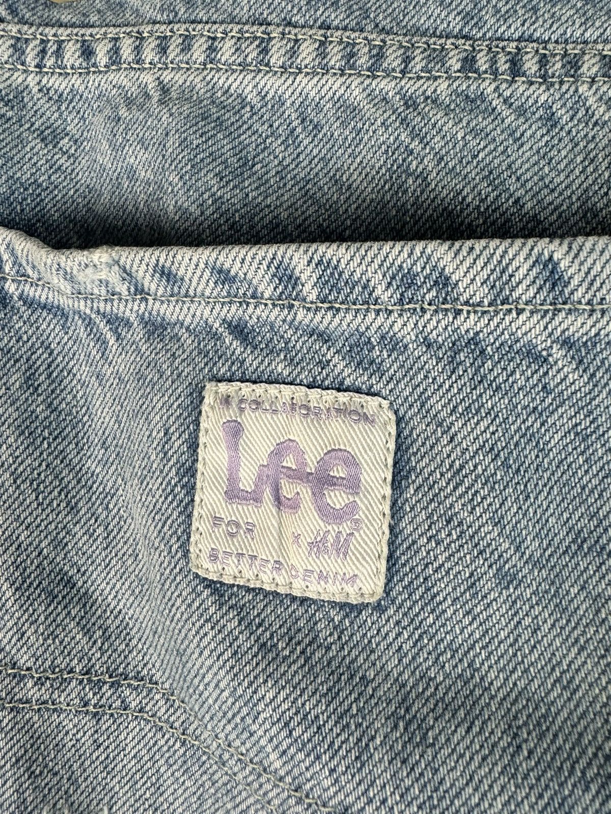 H&M Vintage LEE X H&M Baggy Streetwear archive denim pants Size 27" / US 4 / IT 40 - 5 Thumbnail
