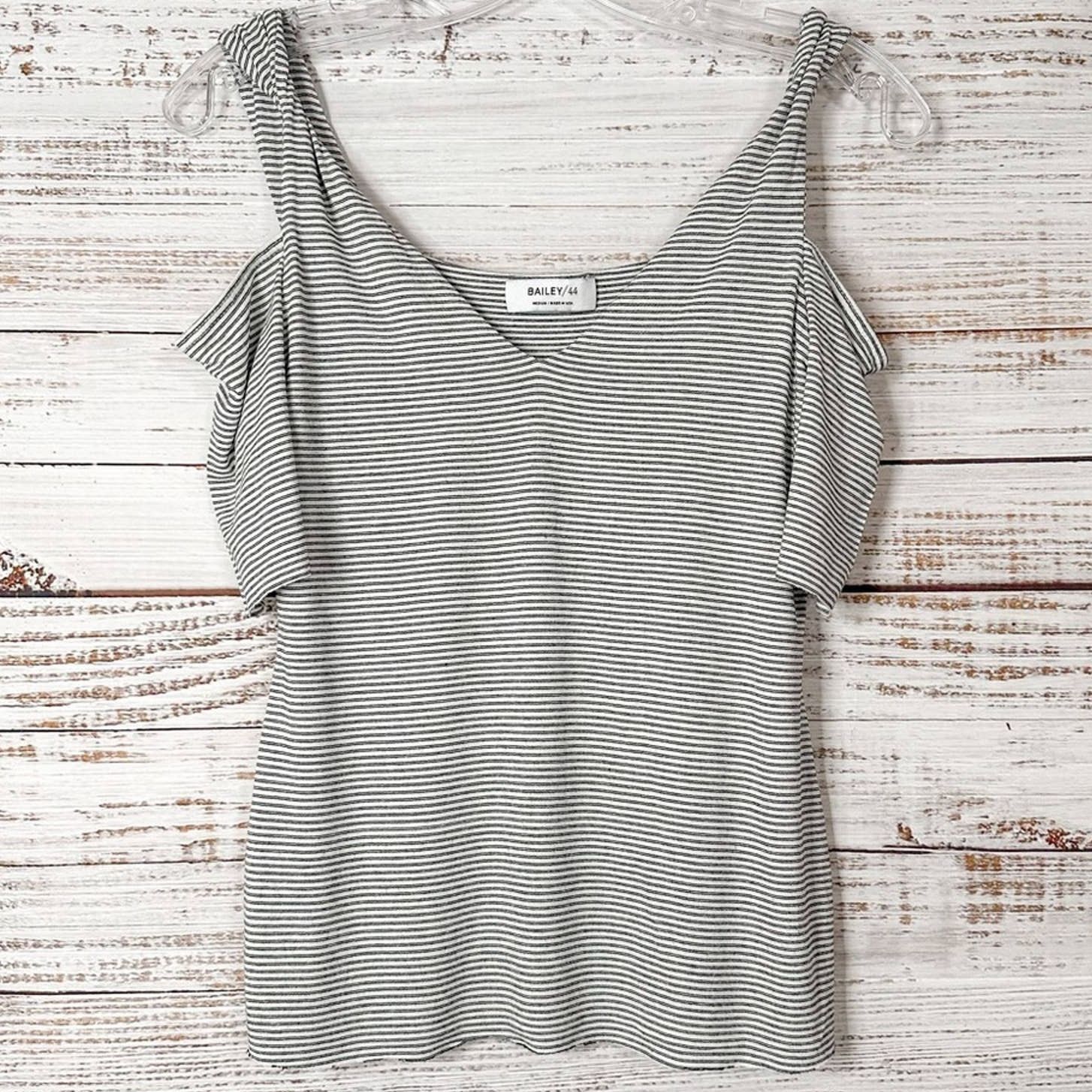 Bailey 44 Bailey 44 Cold Shoulder Stripe Top, EUC, Medium, MSRP $128 Size M / US 6-8 / IT 42-44 - 2 Thumbnail