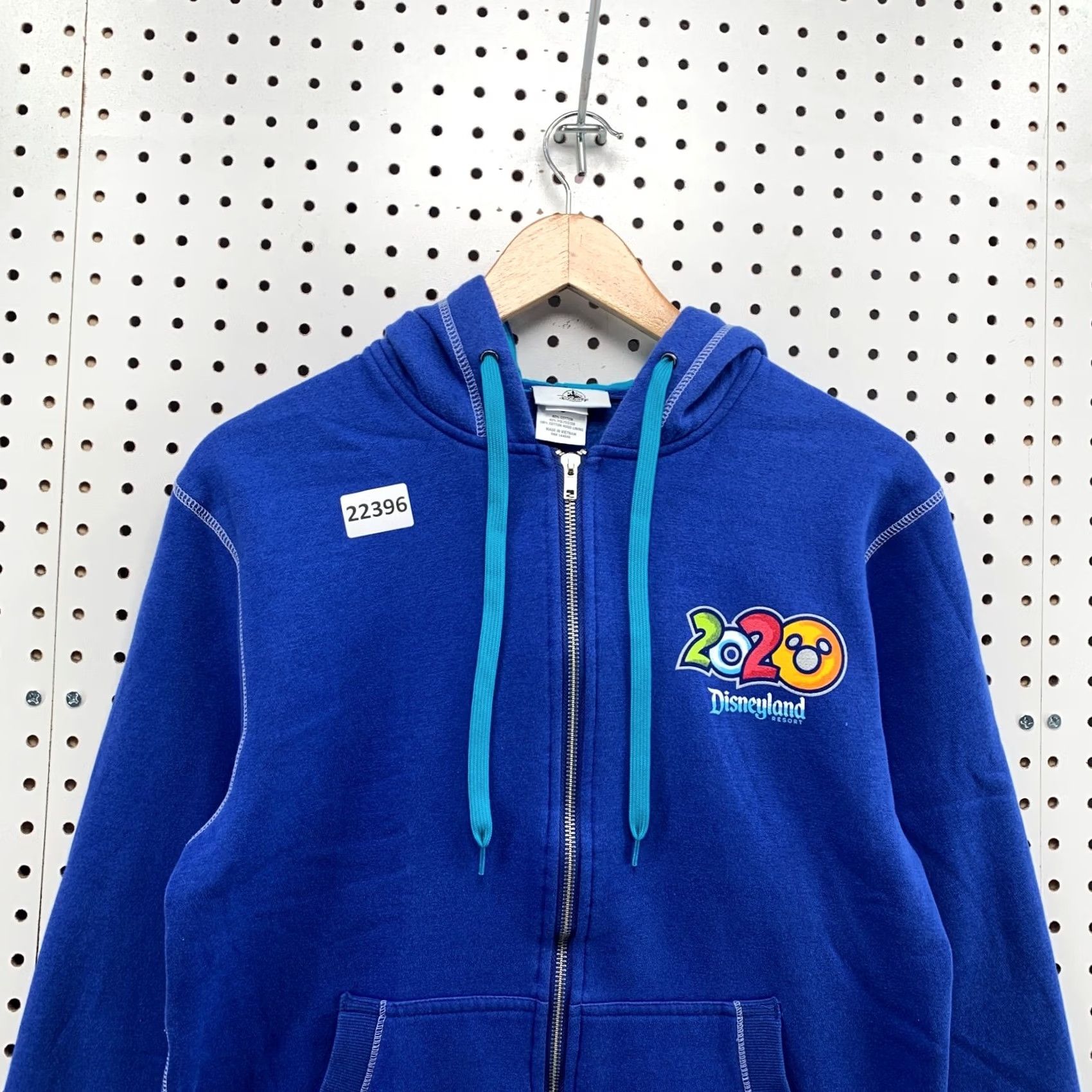 Disney Disney DisneyLand Hoodie Blue Men Small Full Zip Sweatshirt Hooded 2020 Size US S / EU 44-46 / 1 - 2 Thumbnail