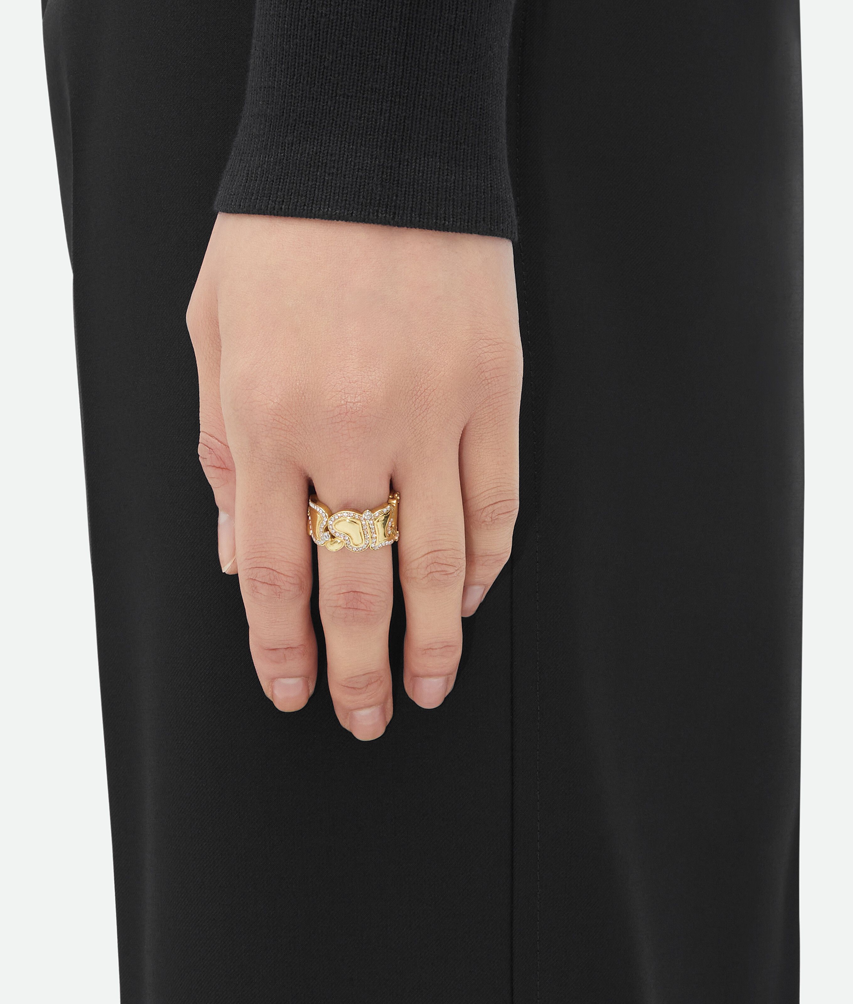 Bottega Veneta o1n1vont1124 Size: 19 / Lava Ring in Gold Size ONE SIZE - 5 Thumbnail