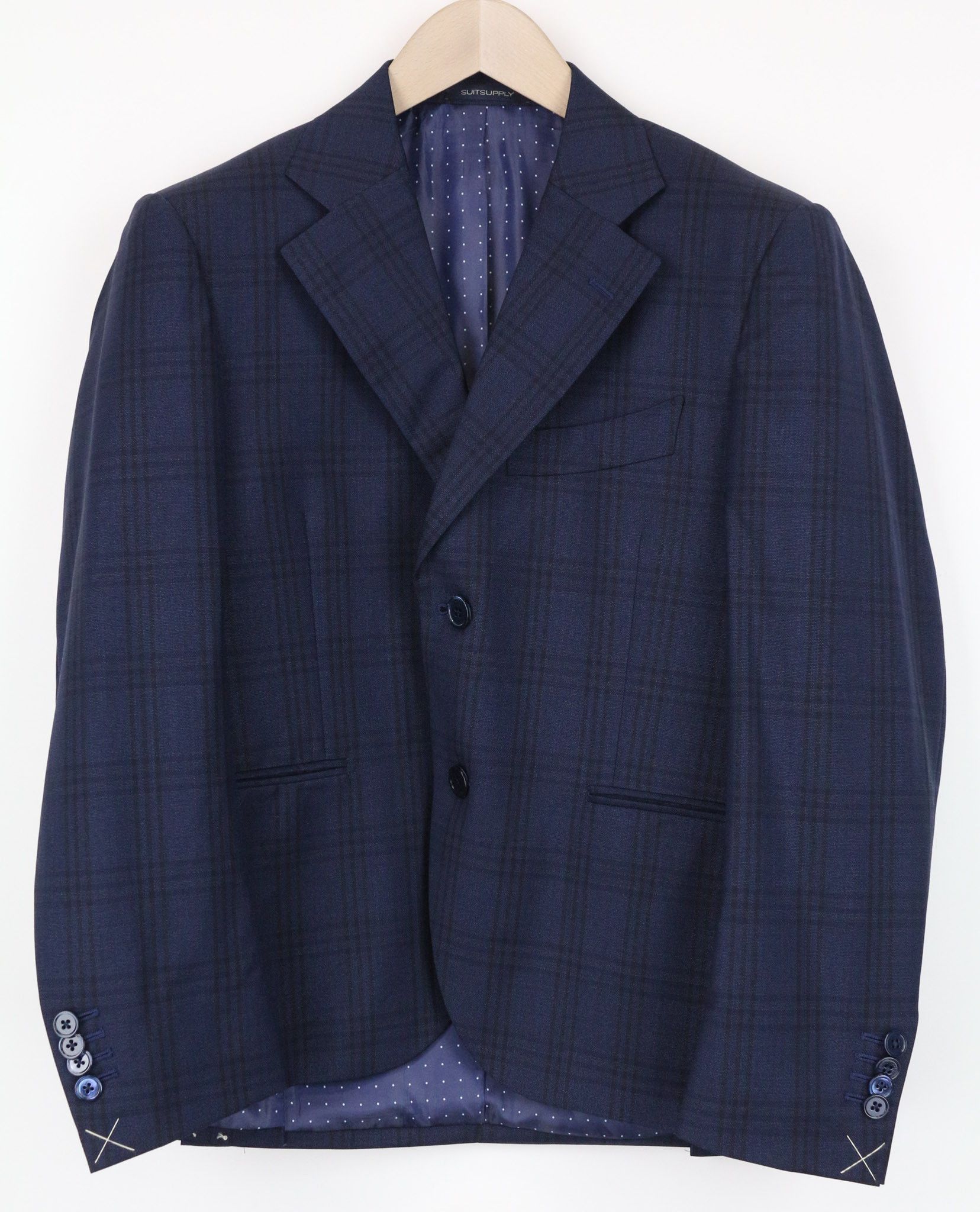 Suitsupply LA SPALLA UK38S Blue Wool S130s Blazer 75040 Size 38S - 1 Thumbnail