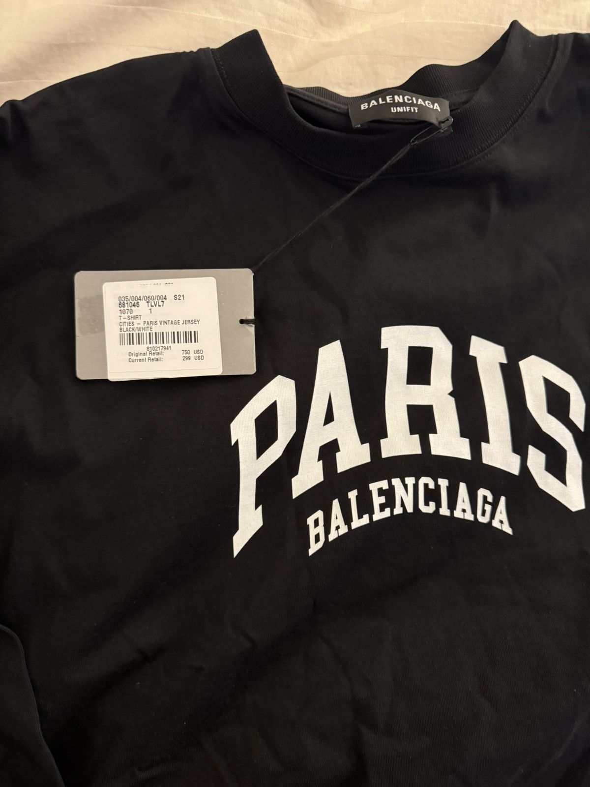 Balenciaga Balenciaga cities T shirt long sleeve Paris Size US XS / EU 42 / 0 - 4 Thumbnail