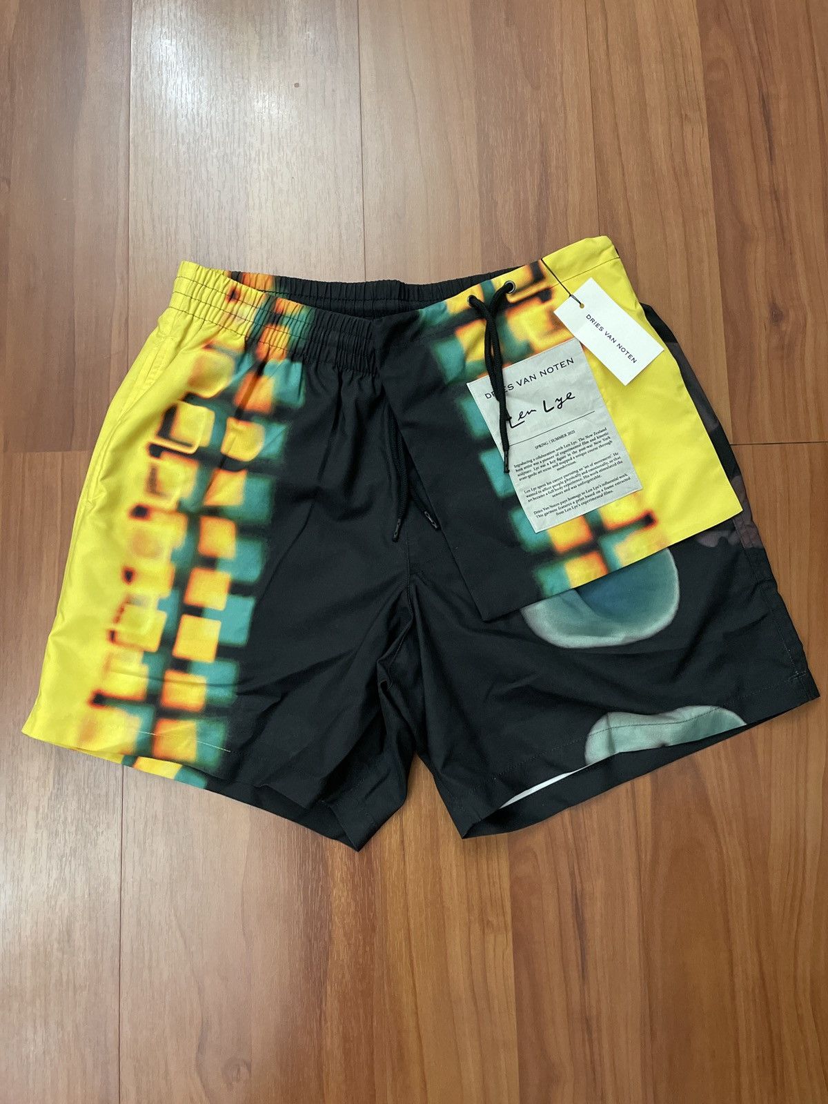 DRIES VAN NOTEN 21SS ショーツ Len Lye M) SS21 Dries Van Noten x Len Lye Swimshort