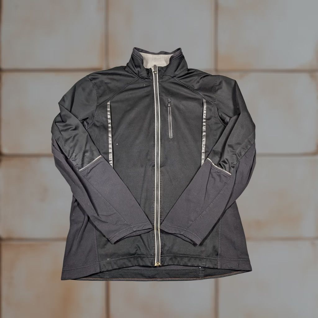 Lululemon Lululemon Jacket Mens Large Black Full Zip Softshell Reflective Trim Running Size US L / EU 52-54 / 3 - 1 Thumbnail