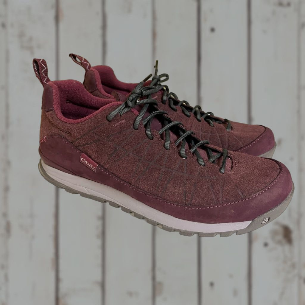 Oboz Jeanette Low Women’s 7 Walking Sneaker Shoe Outdoor Red 74402 Womens