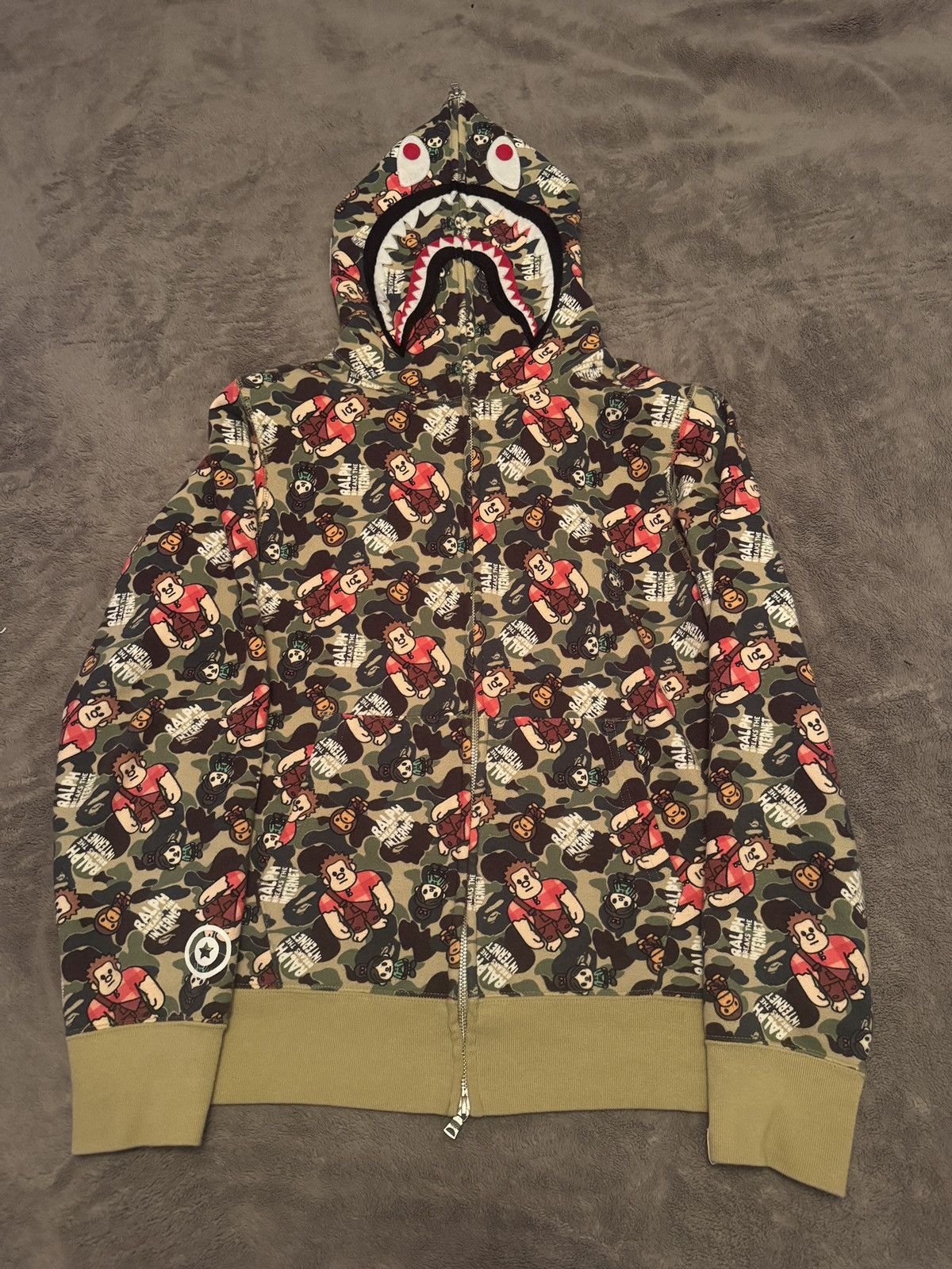 Bape Bape x Ralph breaks the internet shark hoodie Size US M / EU 48-50 / 2 - 1 Thumbnail