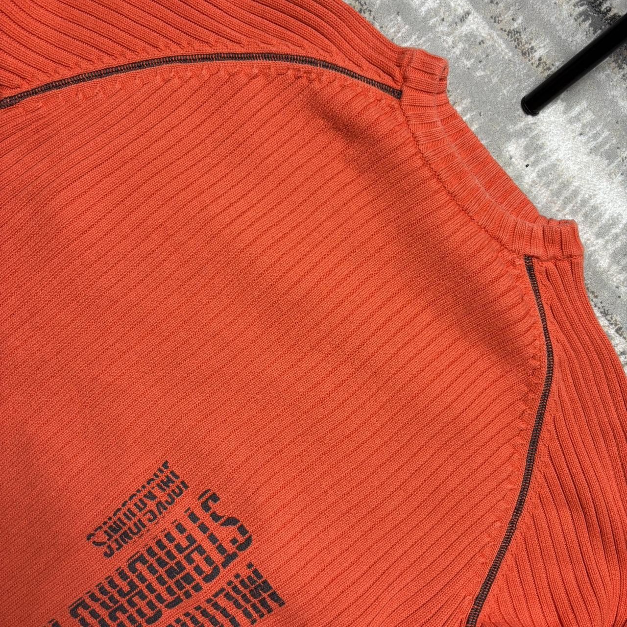 Japanese Brand 00s Ribbed Sweater Orange M Size US M / EU 48-50 / 2 - 6 Thumbnail