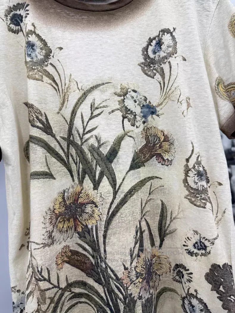 Dior Dior Natural painting print short-sleeved T-shirt Size S / US 4 / IT 40 - 2 Thumbnail