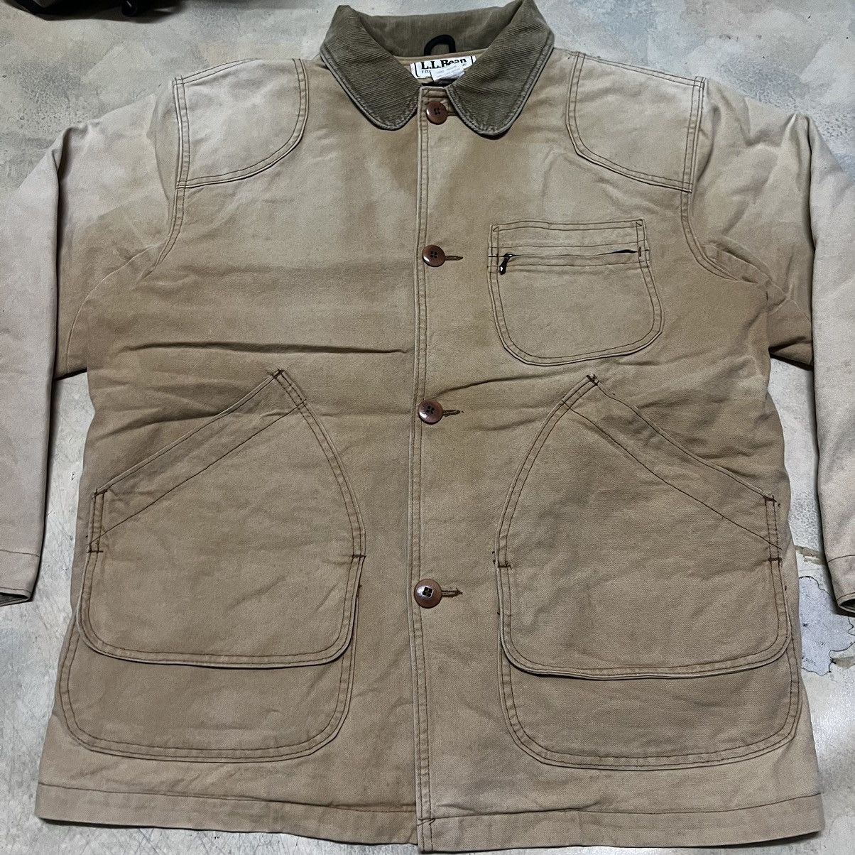 L.L. Bean Vintage LL Bean Work Wear Distressed Jacket Size US M / EU 48-50 / 2 - 3 Thumbnail