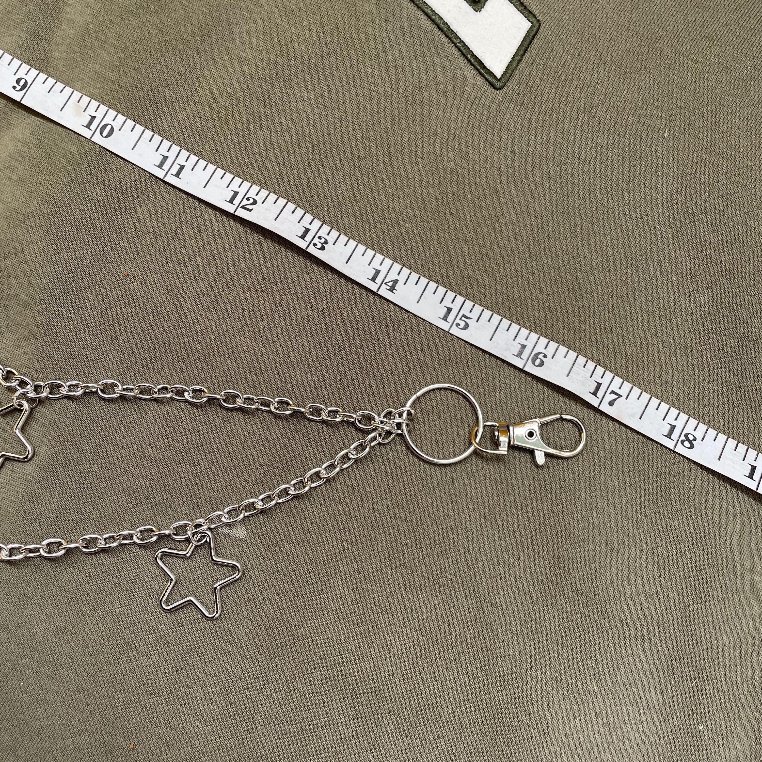Other Pants Chain with star gothic y2k punk grunge Wallet Chain Size ONE SIZE - 5 Thumbnail