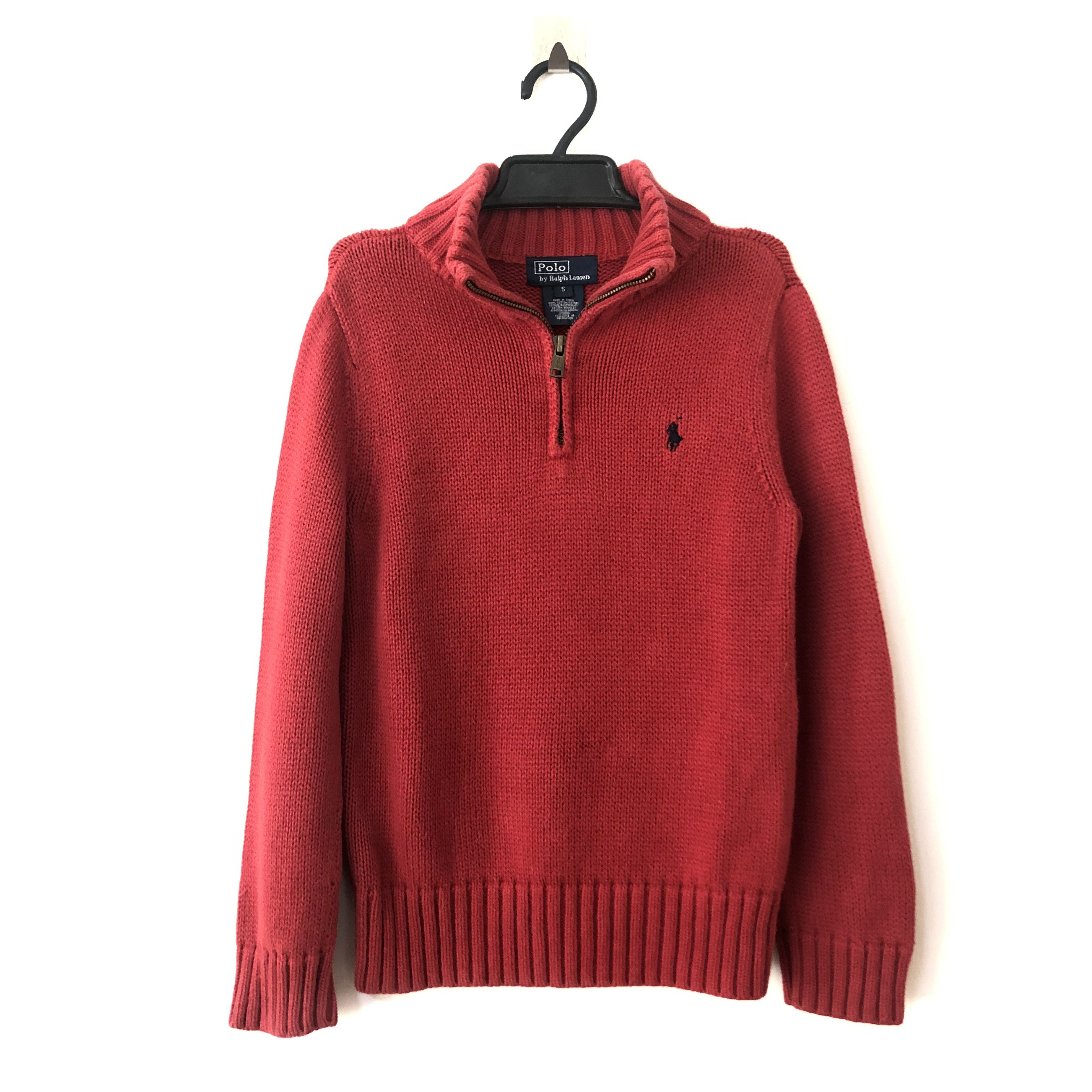 Polo Ralph Lauren Vintage Polo Ralph Lauren 1/4 Zip Knit Sweater Kids Size 5T Size US XS / EU 42 / 0 - 1 Thumbnail