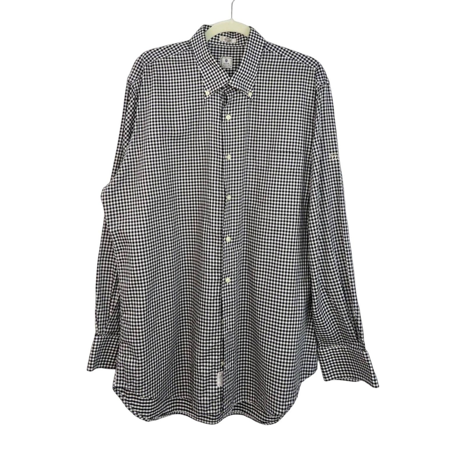 Footjoy × Peter Millar × Titleist FootJoy Titlelist Peter Millar Plaid Button Down Shirt Large Size US L / EU 52-54 / 3 - 2 Thumbnail
