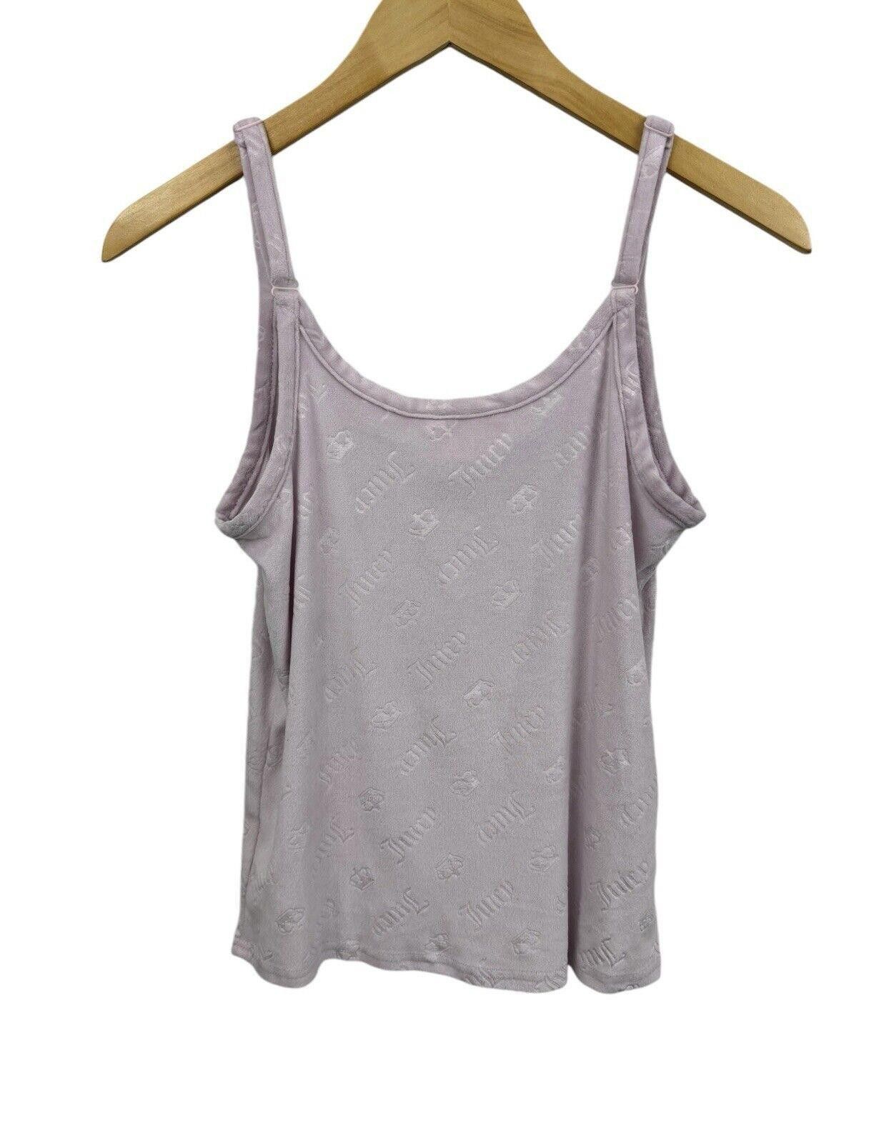 Juicy Couture Jeans Juicy Couture Womens Sleepwear Velour Pink Tank Top XL Size XL / US 12-14 / IT 48-50 - 4 Thumbnail